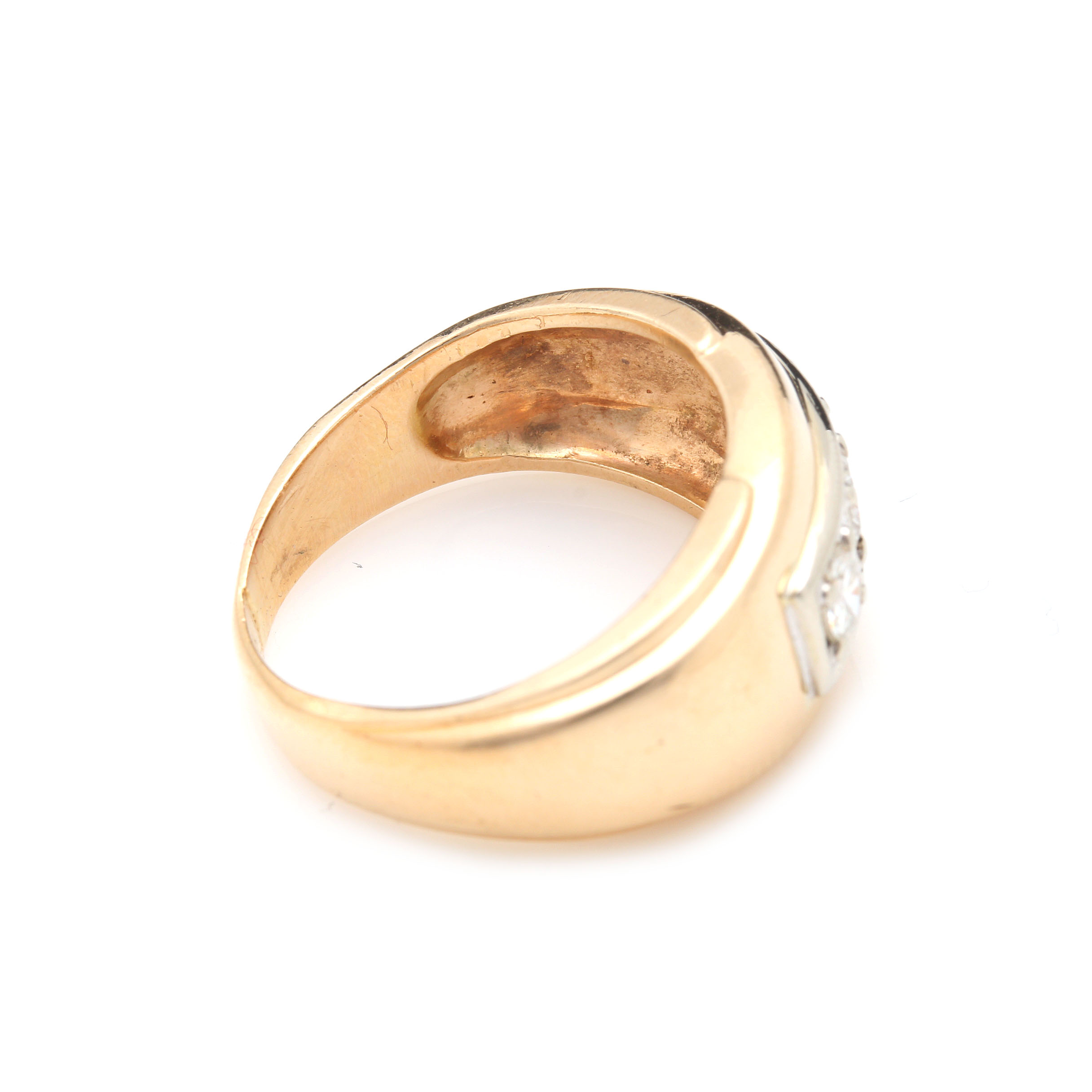14K Yellow Gold Diamond Ring