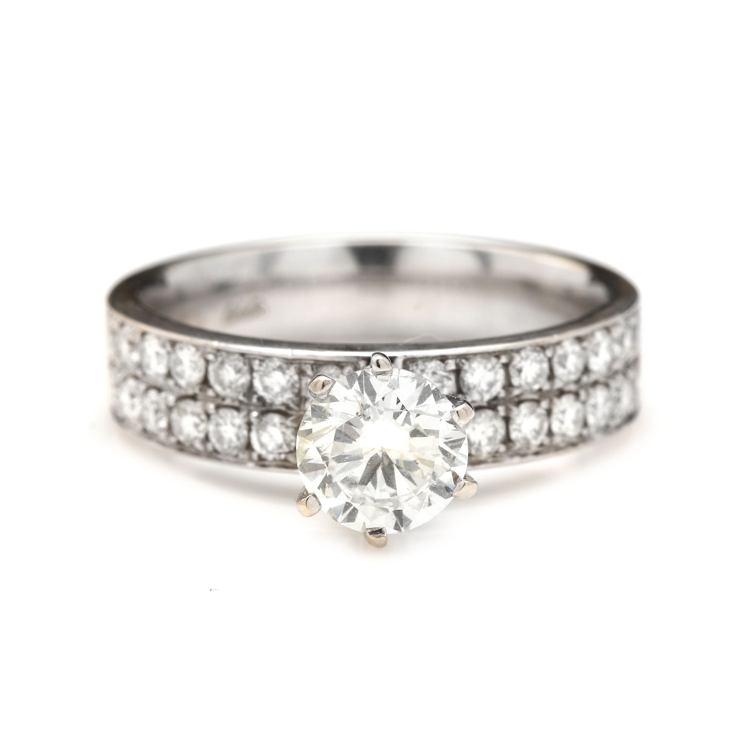 Odelia 18K White Gold 1.59 CTW Diamond Ring