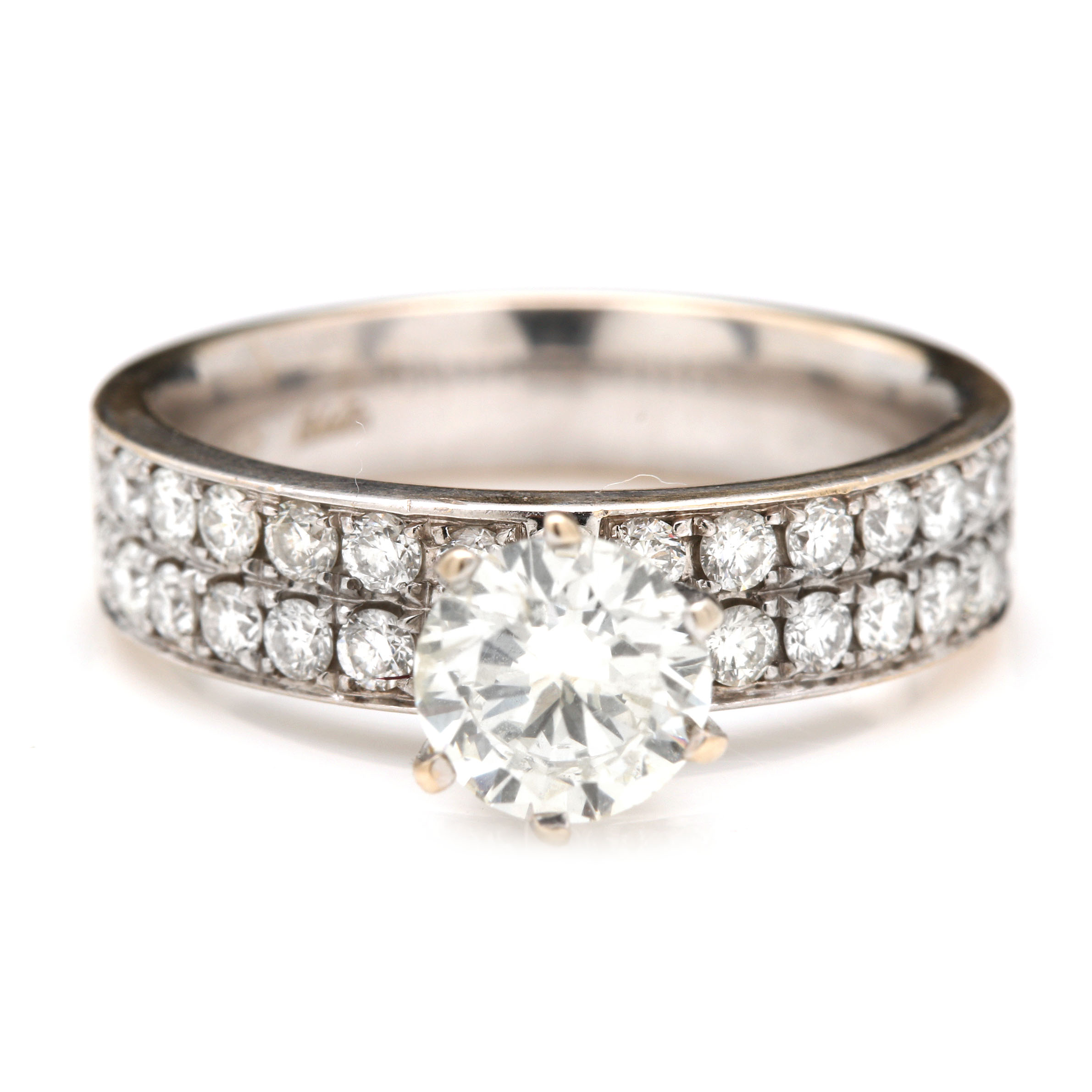 Odelia 18K White Gold 1.59 CTW Diamond Ring