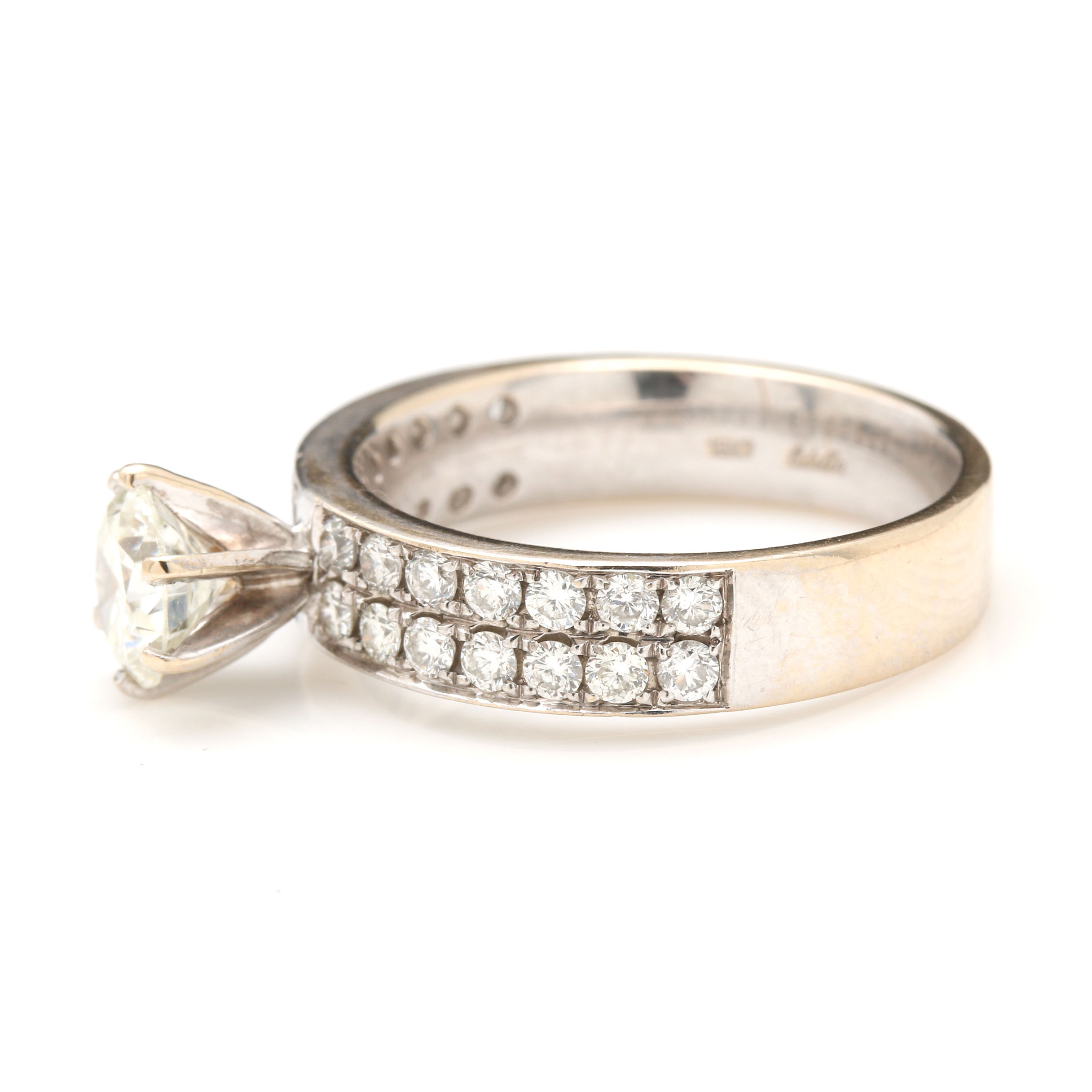 Odelia 18K White Gold 1.59 CTW Diamond Ring