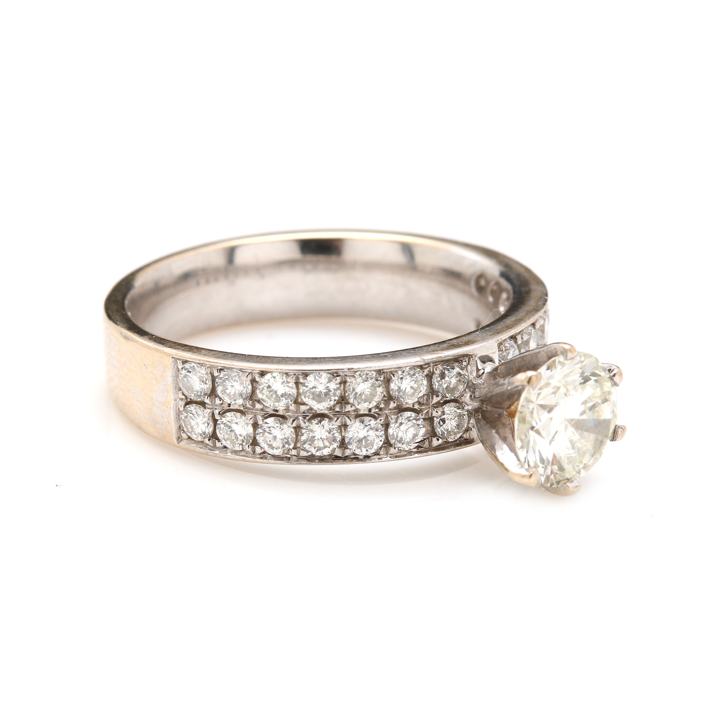 Odelia 18K White Gold 1.59 CTW Diamond Ring