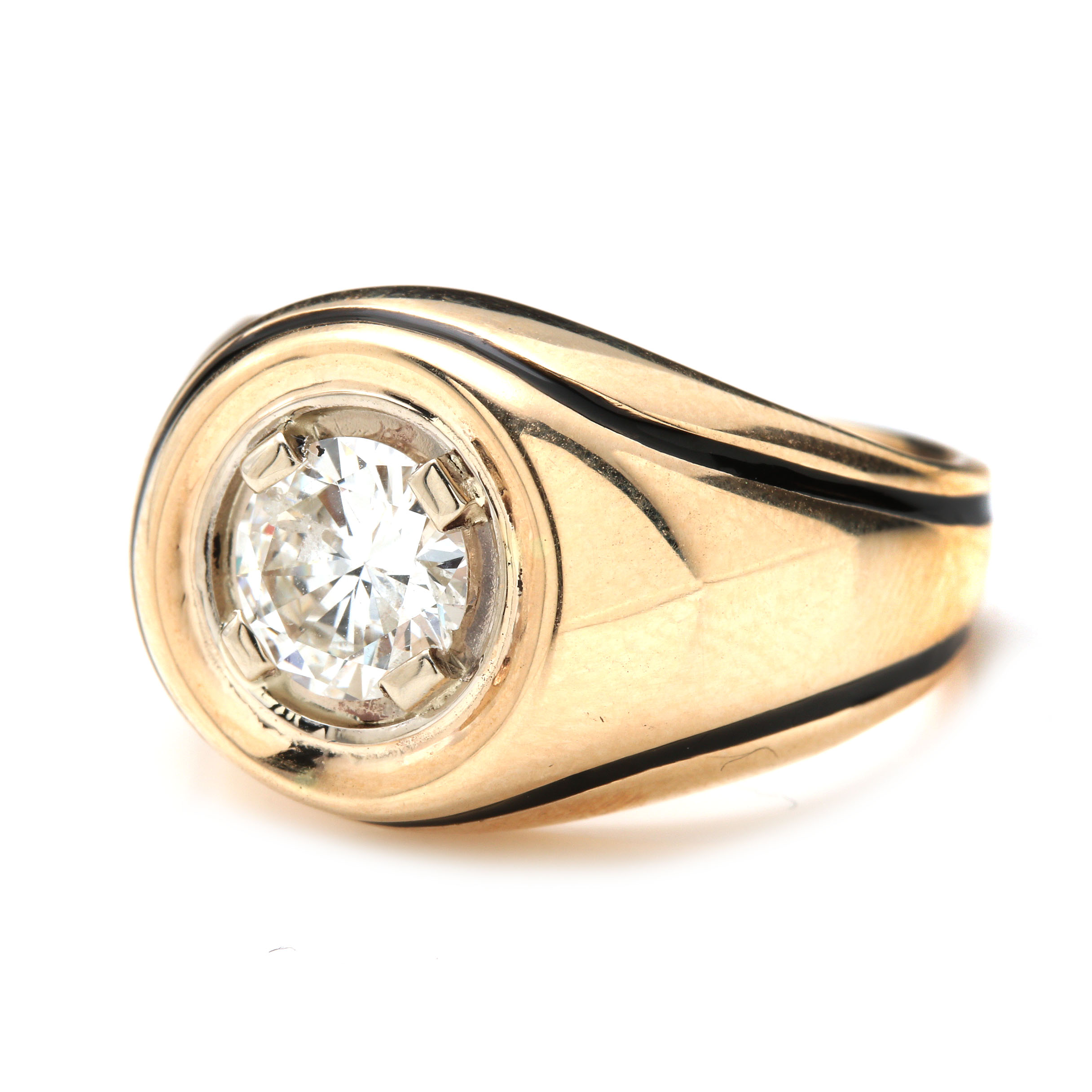 10K Yellow Gold Diamond Ring