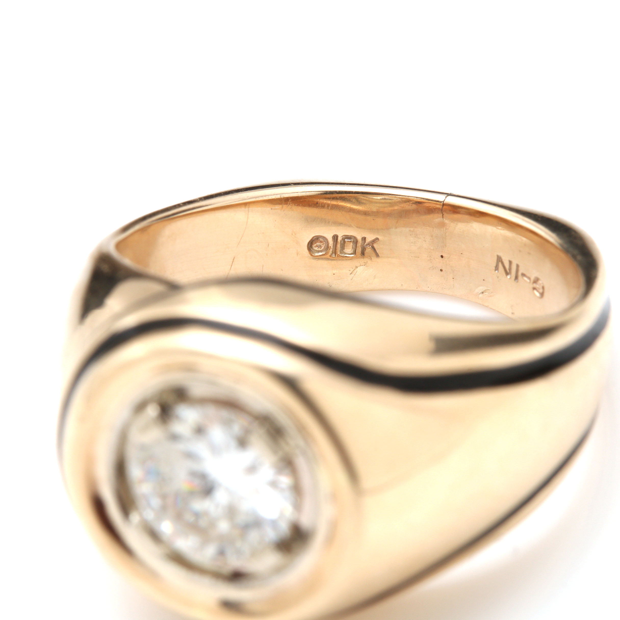 10K Yellow Gold Diamond Ring