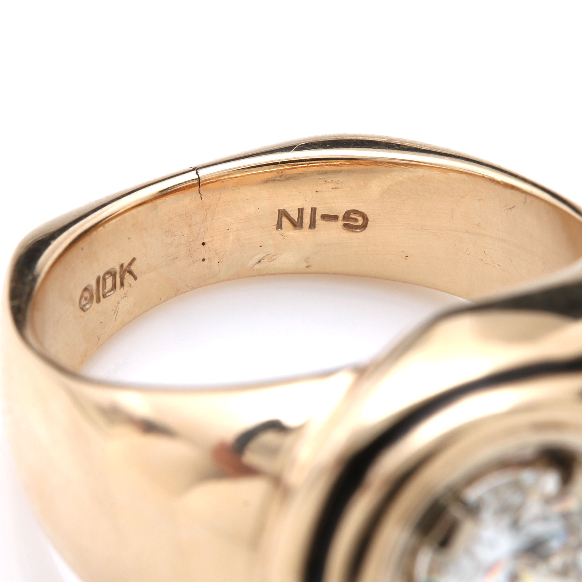 10K Yellow Gold Diamond Ring