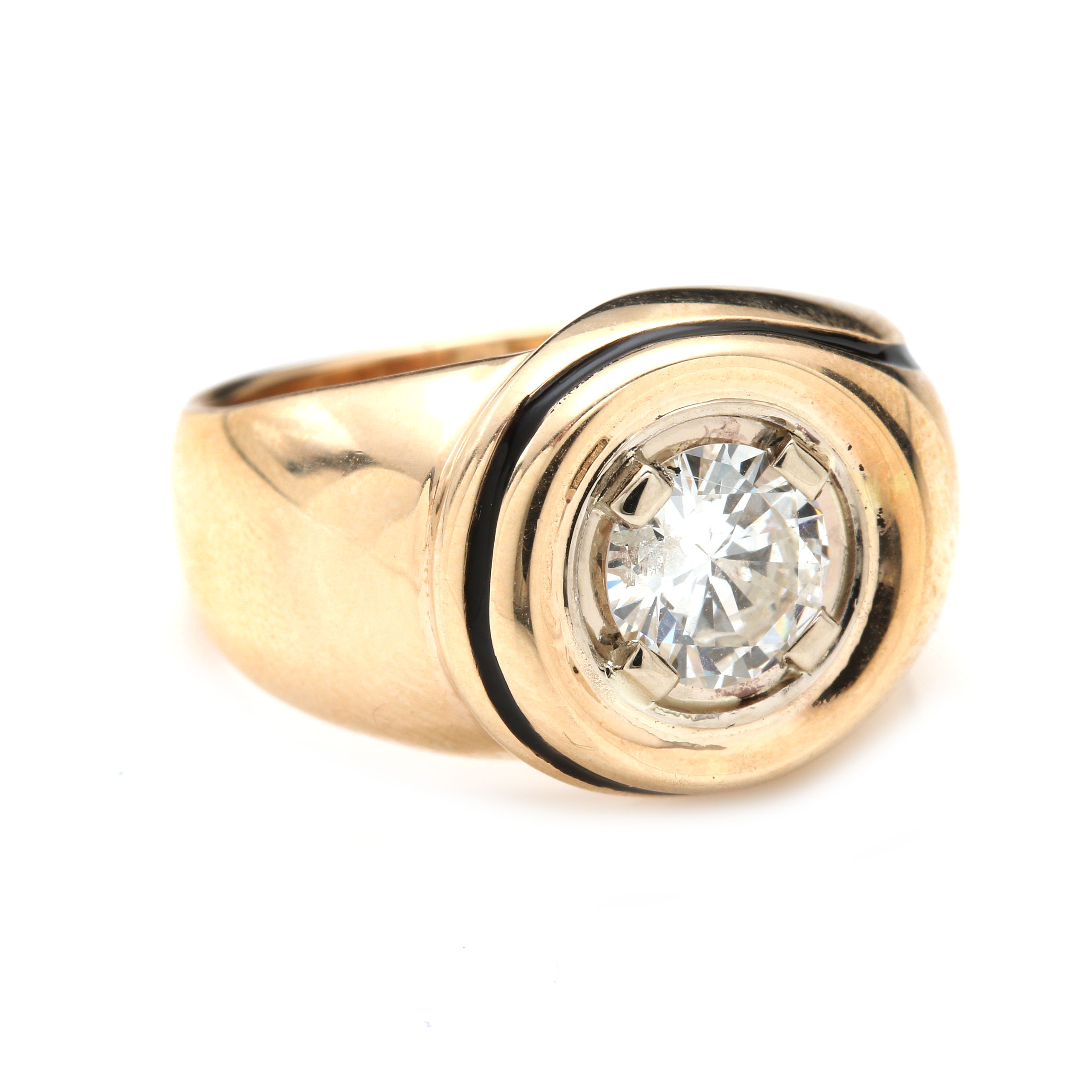 10K Yellow Gold Diamond Ring