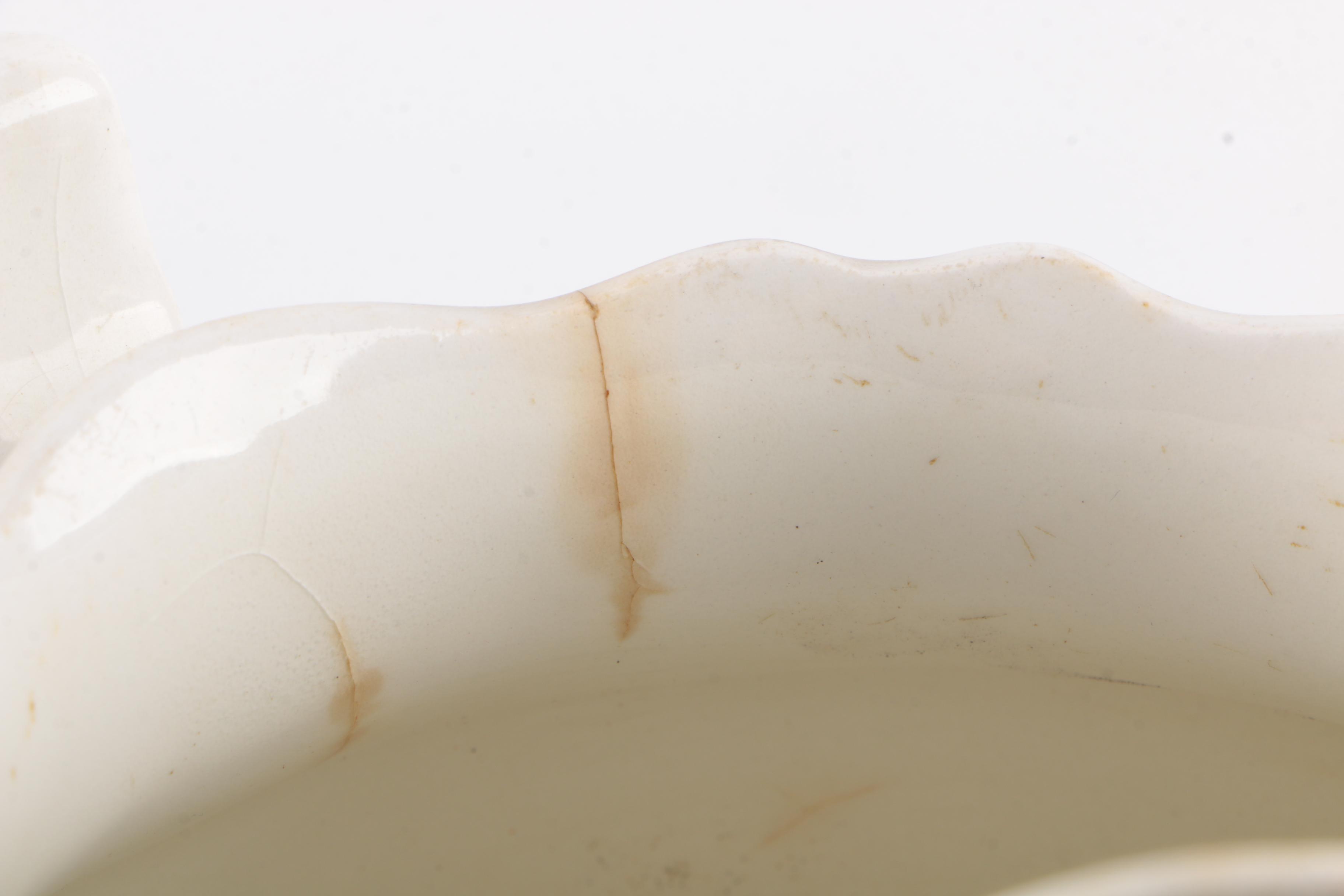 Vintage Porcelain Warwick Pitcher and E. S. Germany Dish