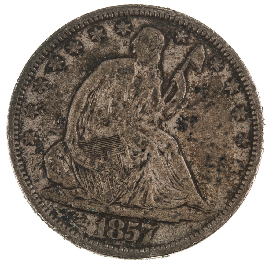 1857 Seated Liberty Half-Dollar