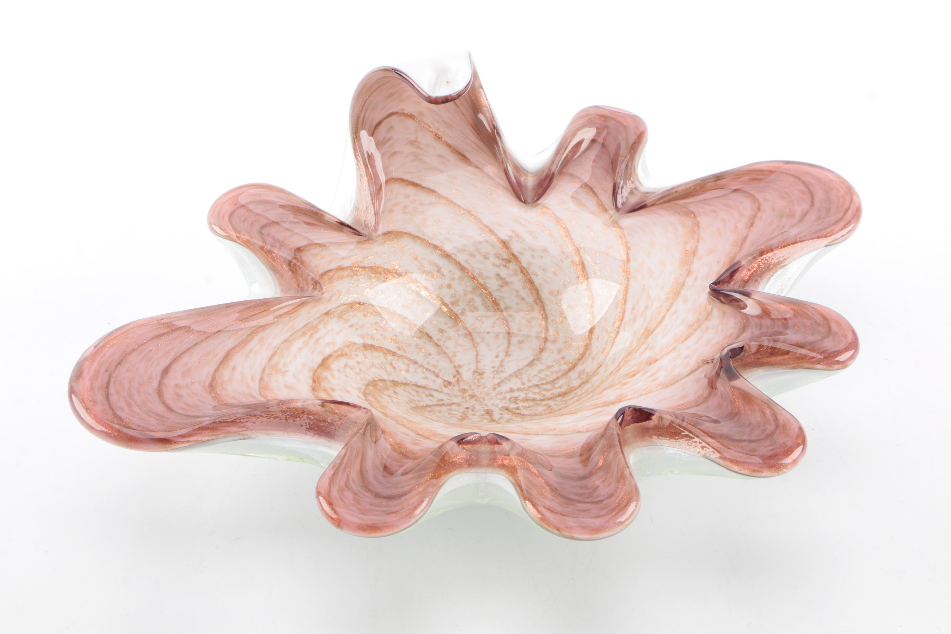 Art Glass Bowls and Vase