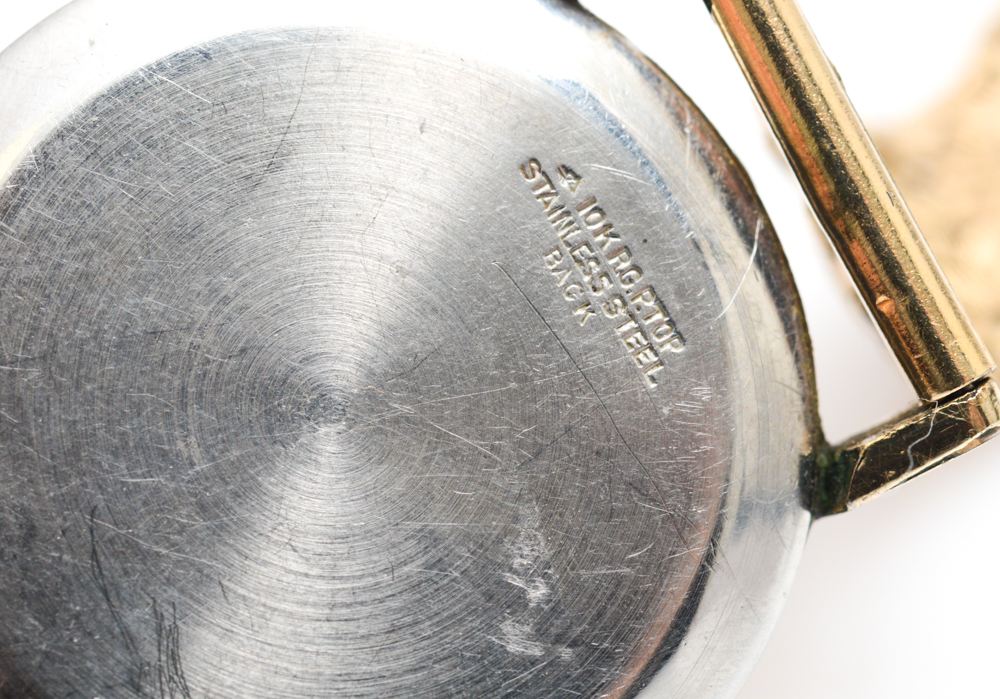 Vintage 10K Rolled Gold Plated Swiss Crosby Watch