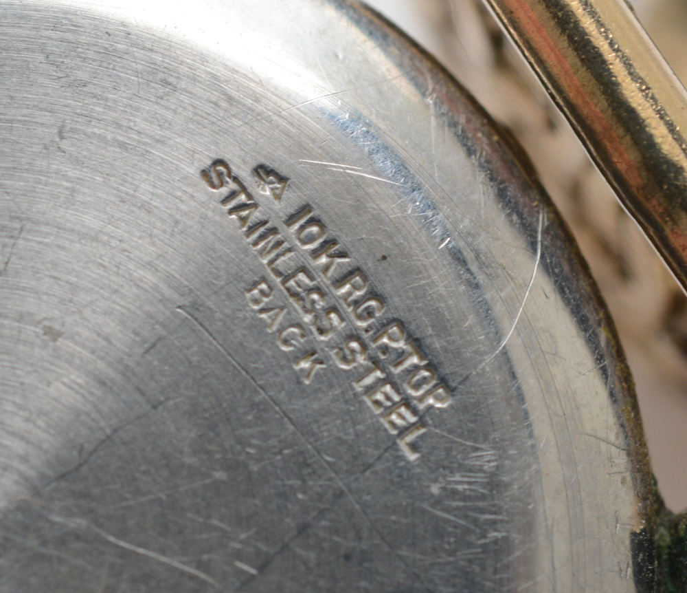 Vintage 10K Rolled Gold Plated Swiss Crosby Watch