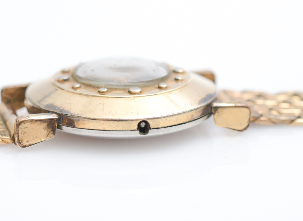 Vintage 10K Rolled Gold Plated Swiss Crosby Watch