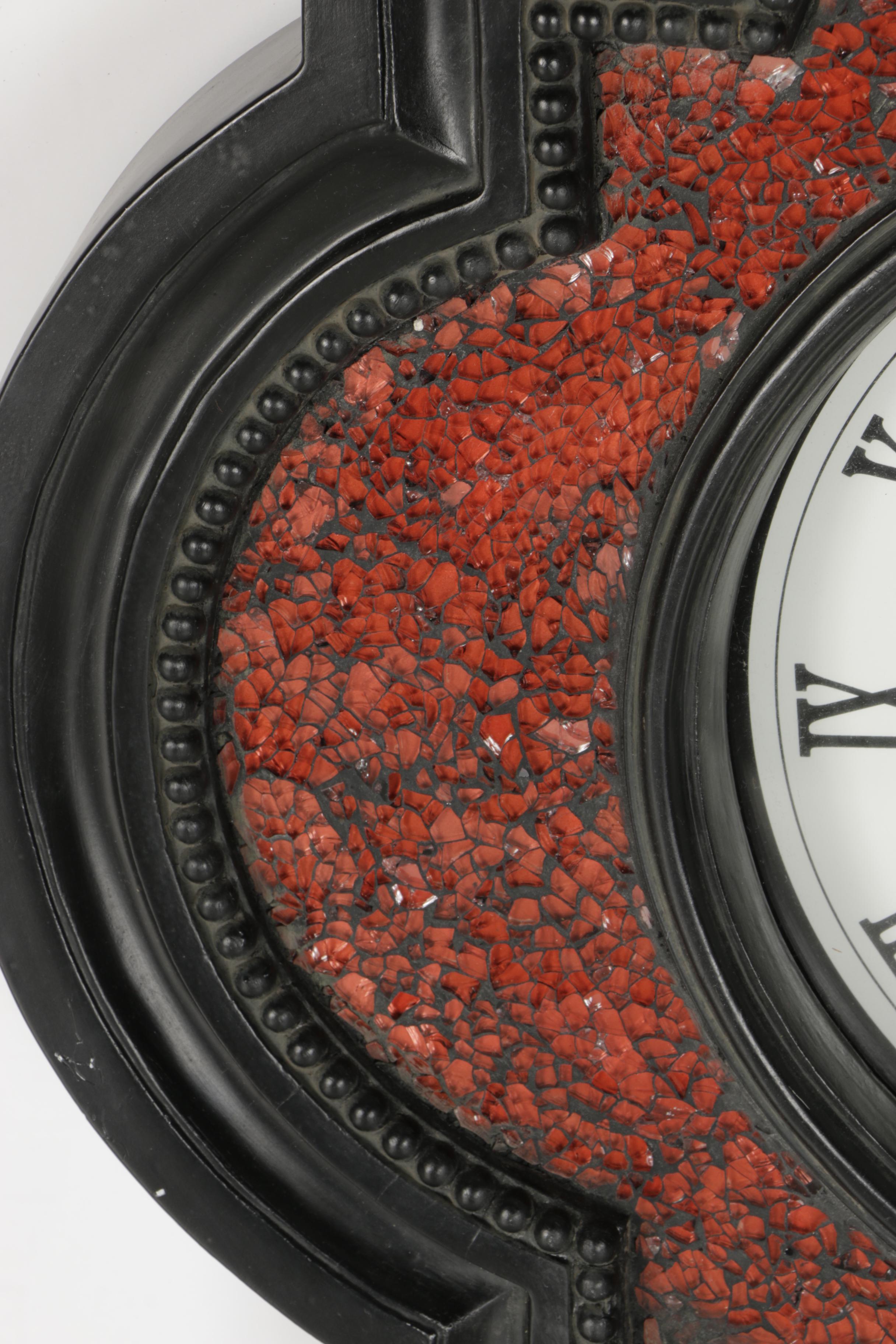 Bombay Company Red Wall Clock