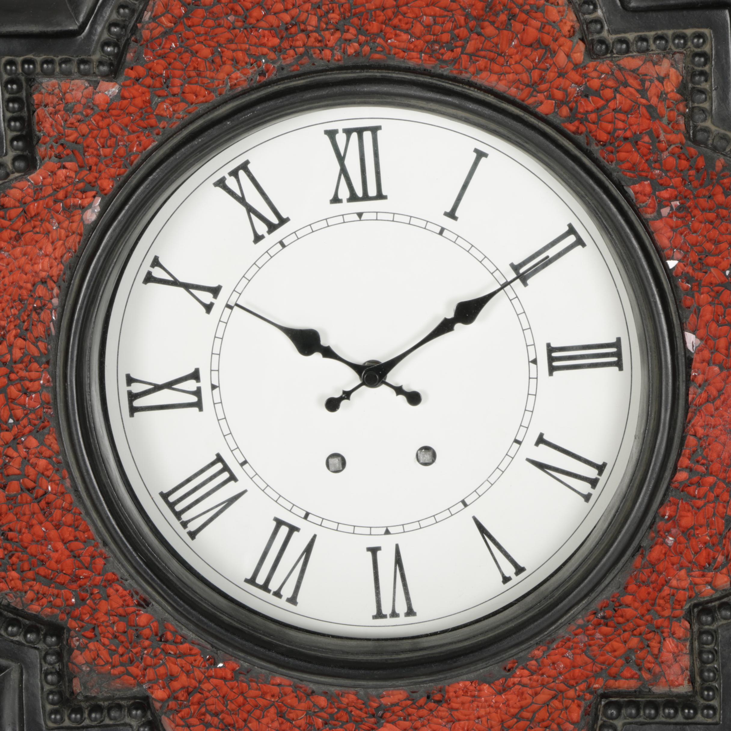 Bombay Company Red Wall Clock