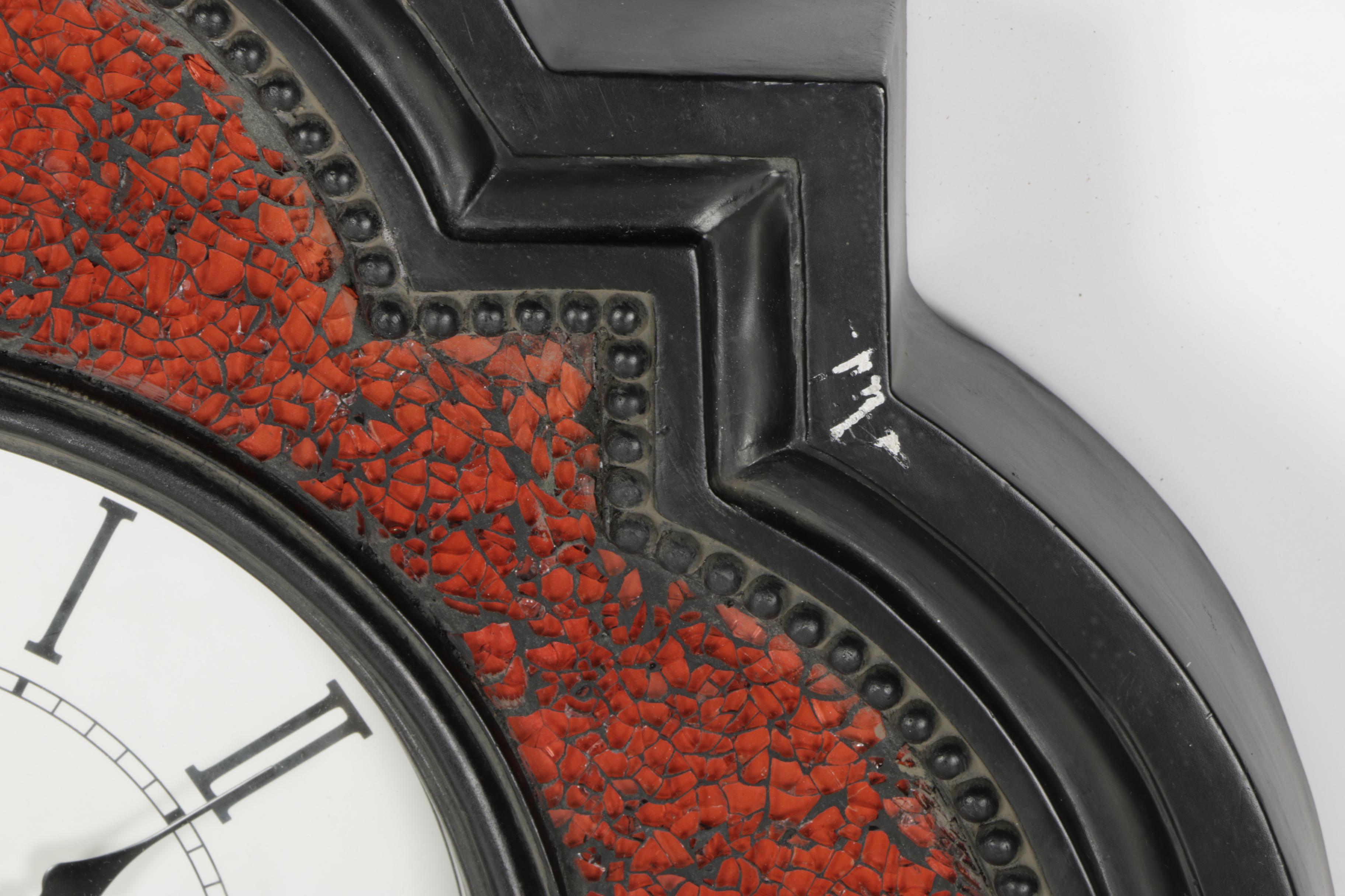Bombay Company Red Wall Clock