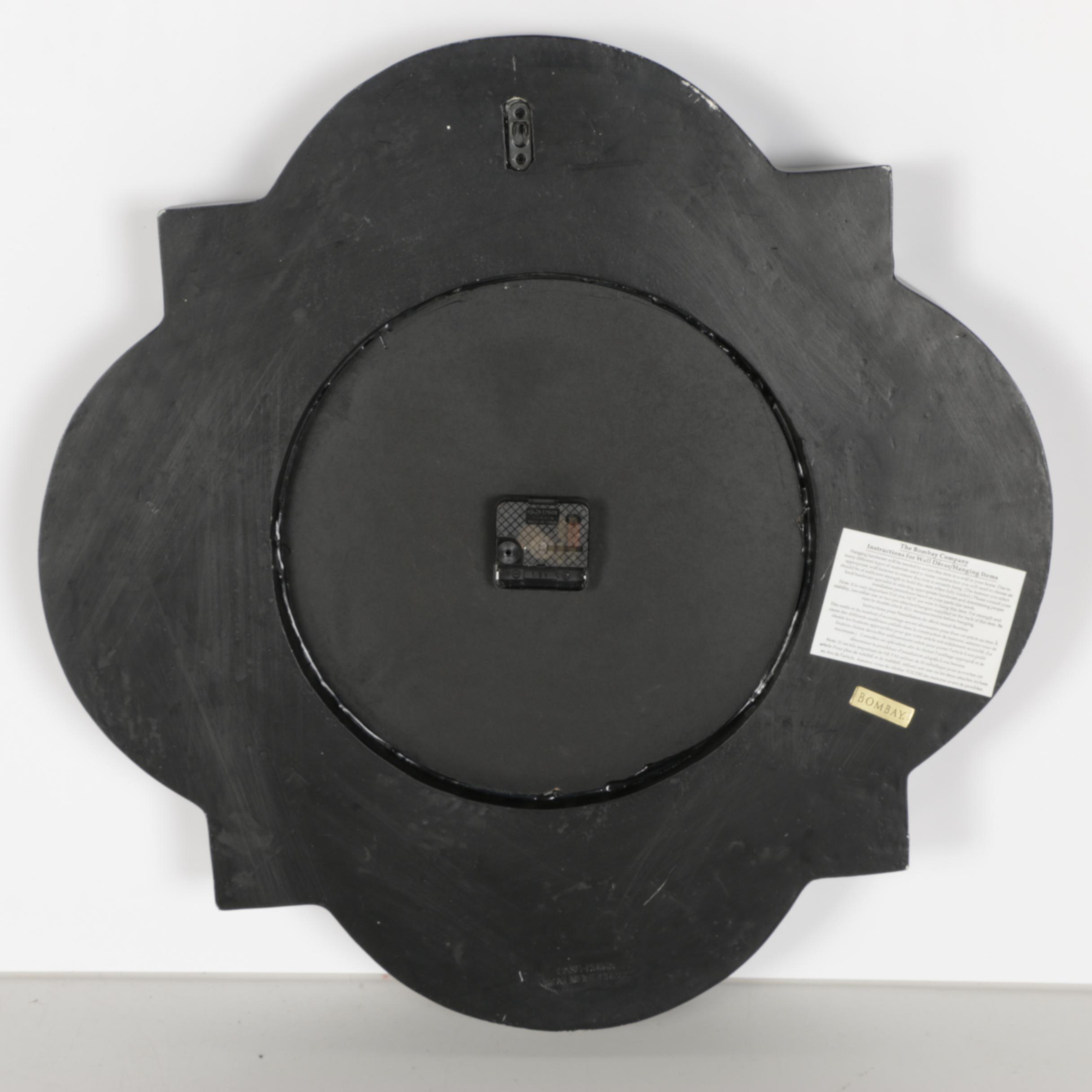 Bombay Company Red Wall Clock