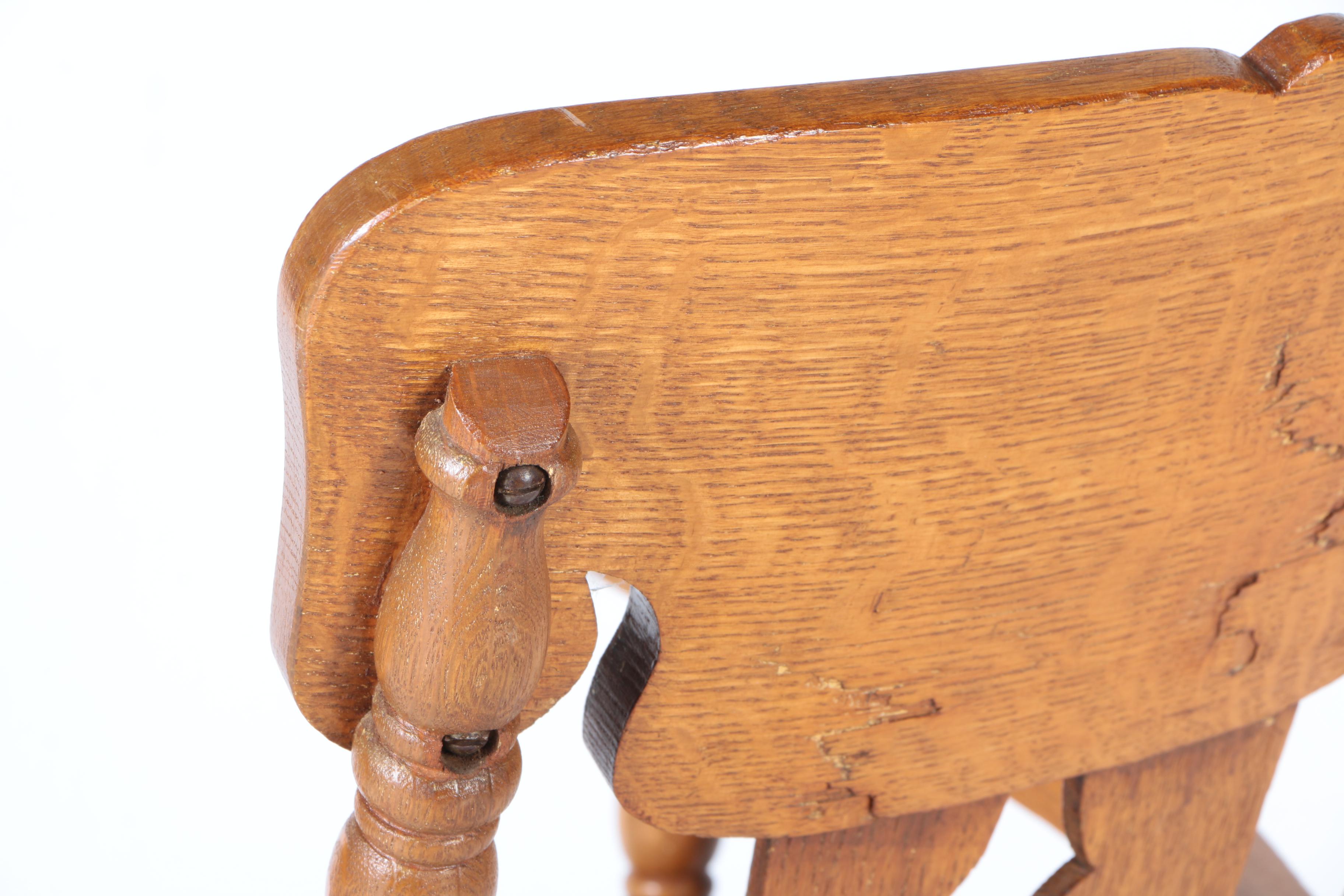 Victorian Style Oak Child's Rocking Chair