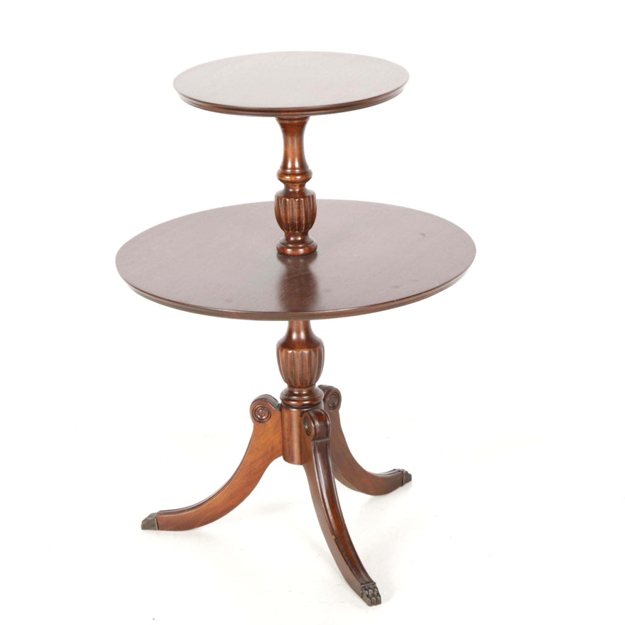 Federal Style Two-Tier Accent Table