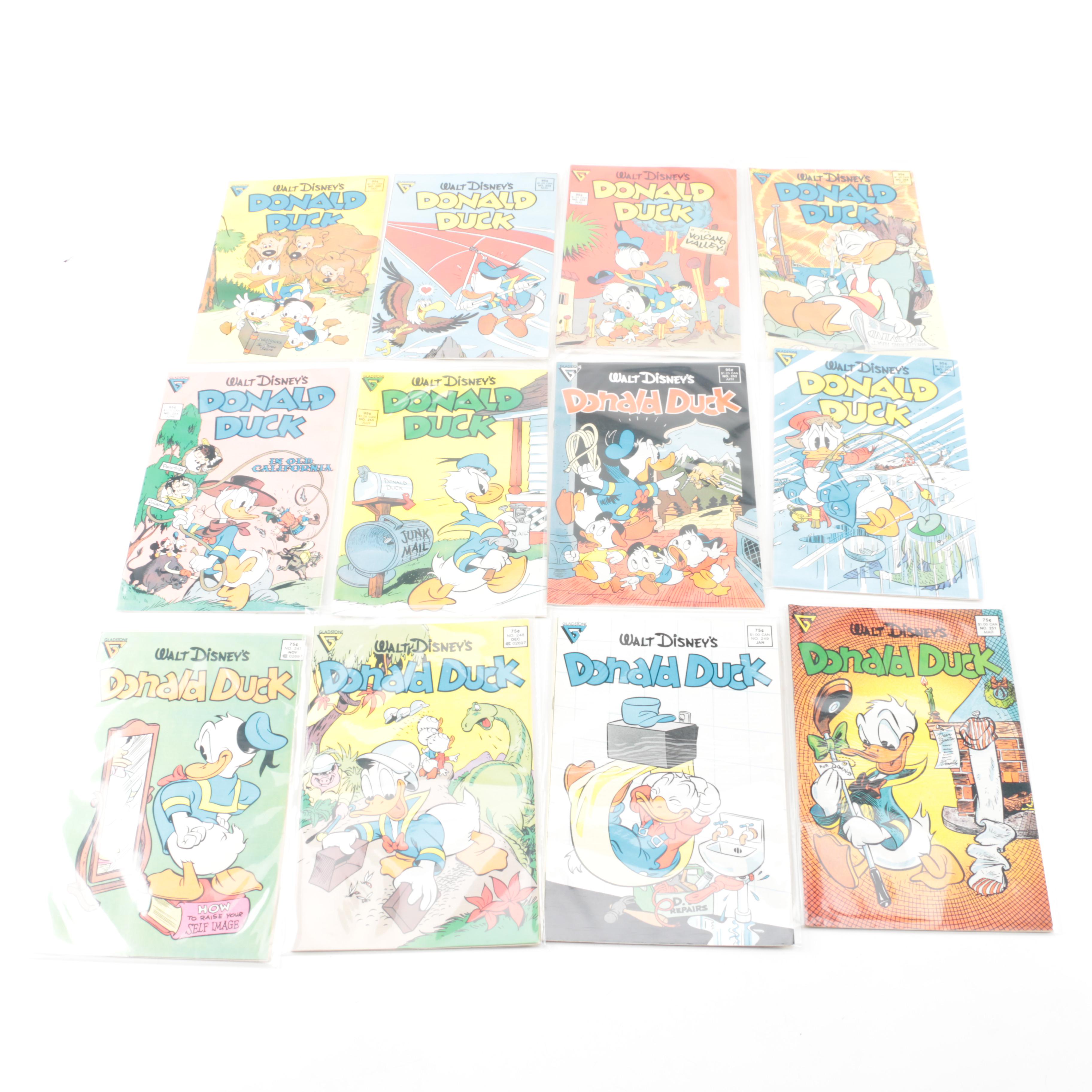 1980s "Donald Duck" Comic Books Including Carl Barks Reprints