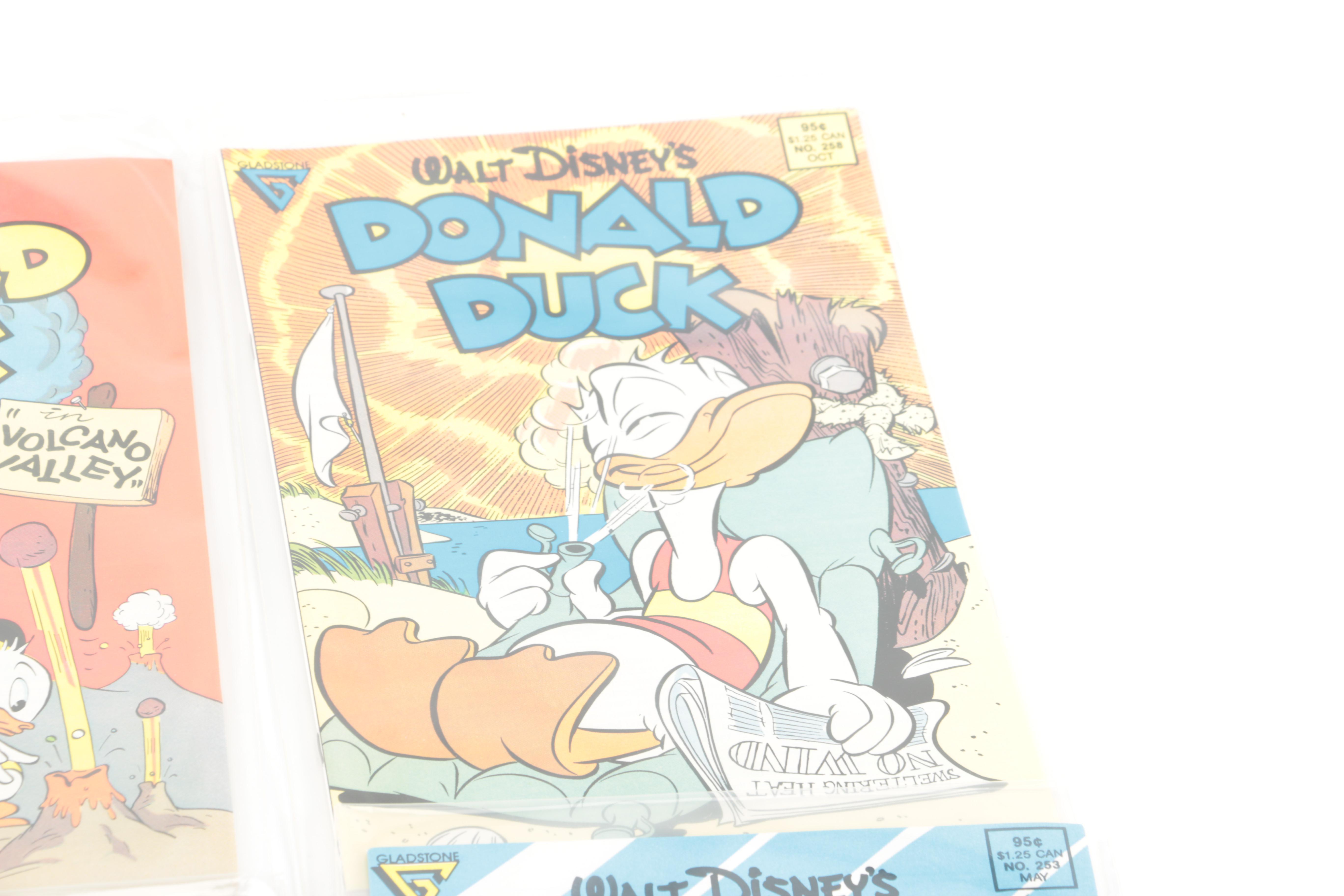1980s "Donald Duck" Comic Books Including Carl Barks Reprints