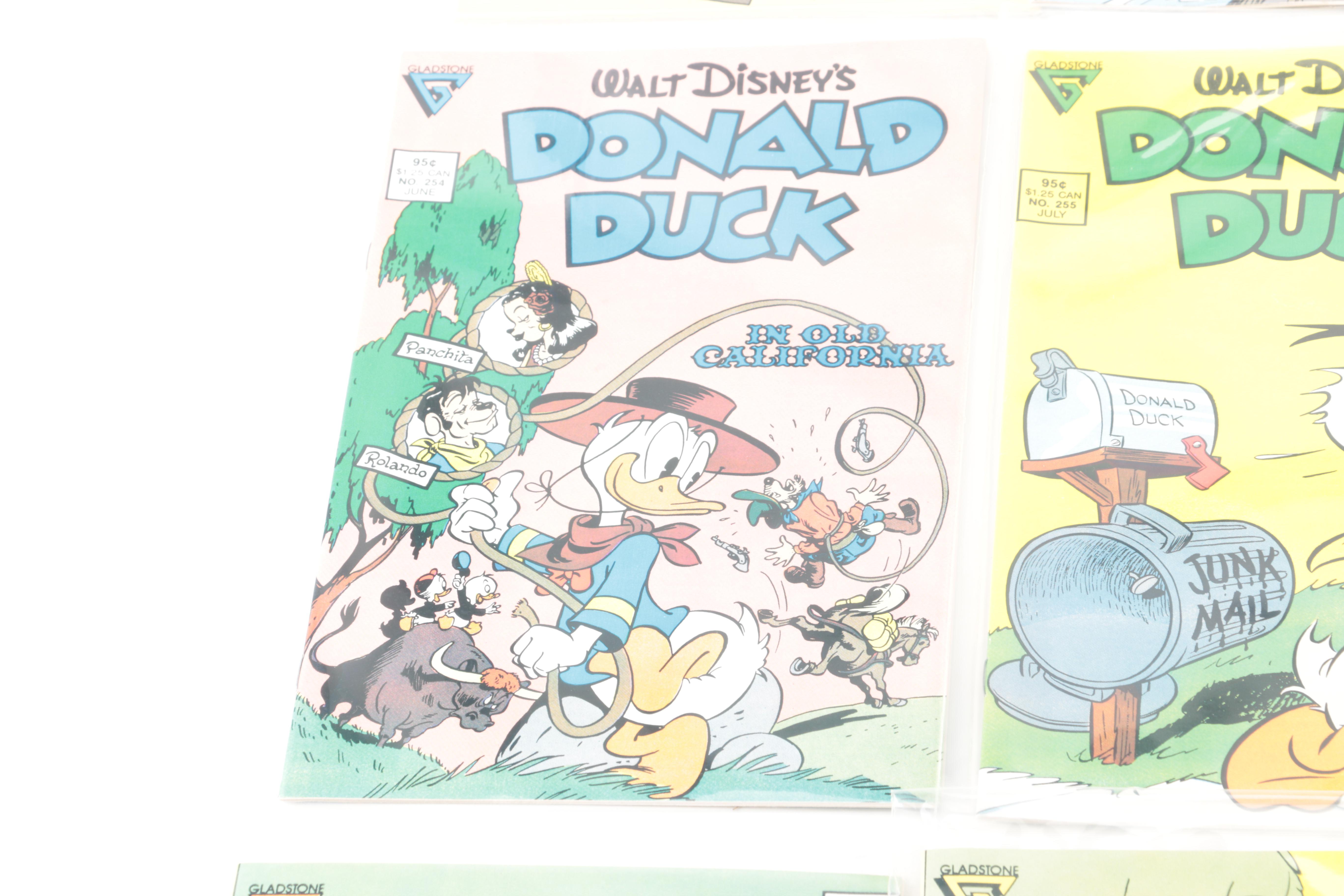 1980s "Donald Duck" Comic Books Including Carl Barks Reprints