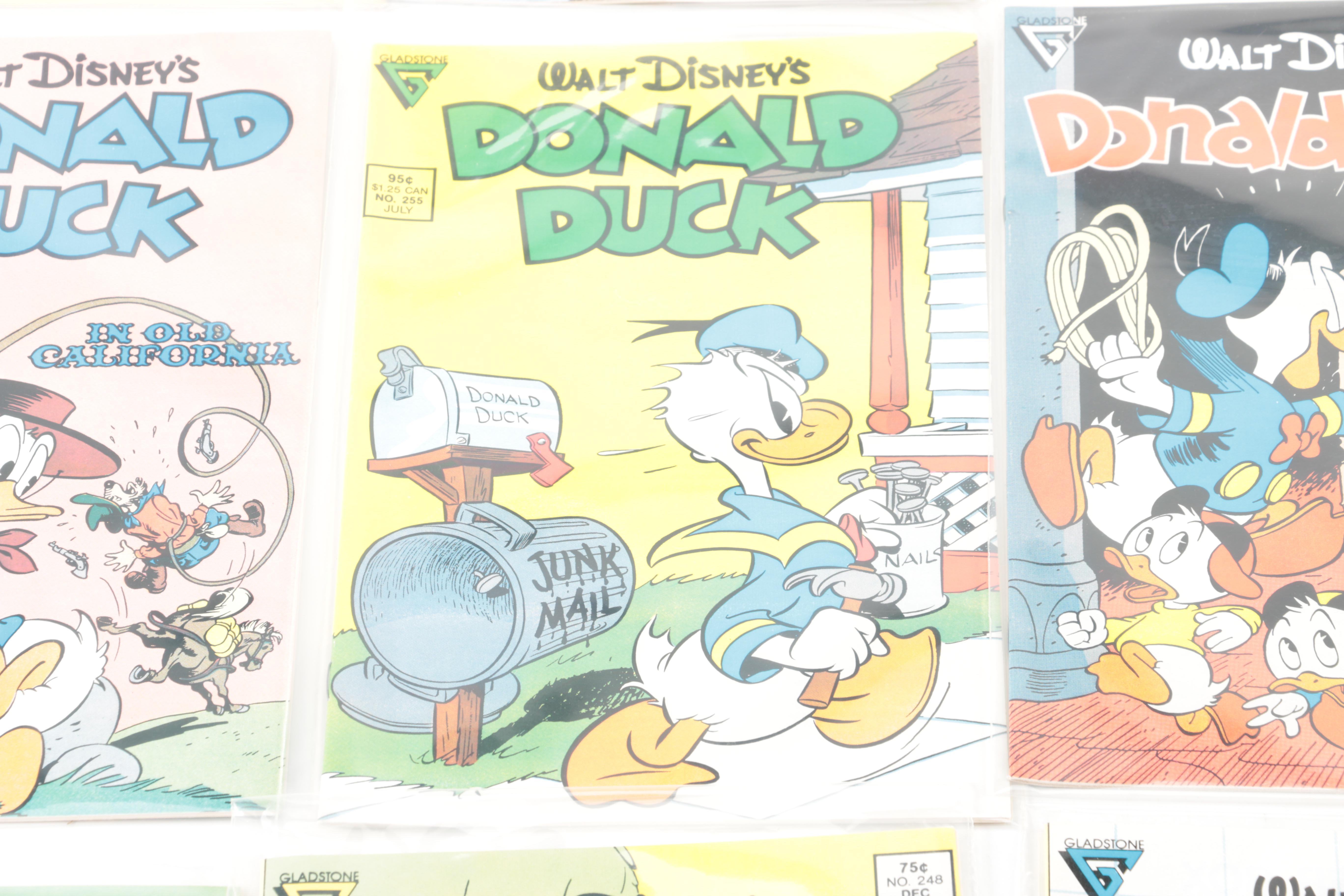 1980s "Donald Duck" Comic Books Including Carl Barks Reprints