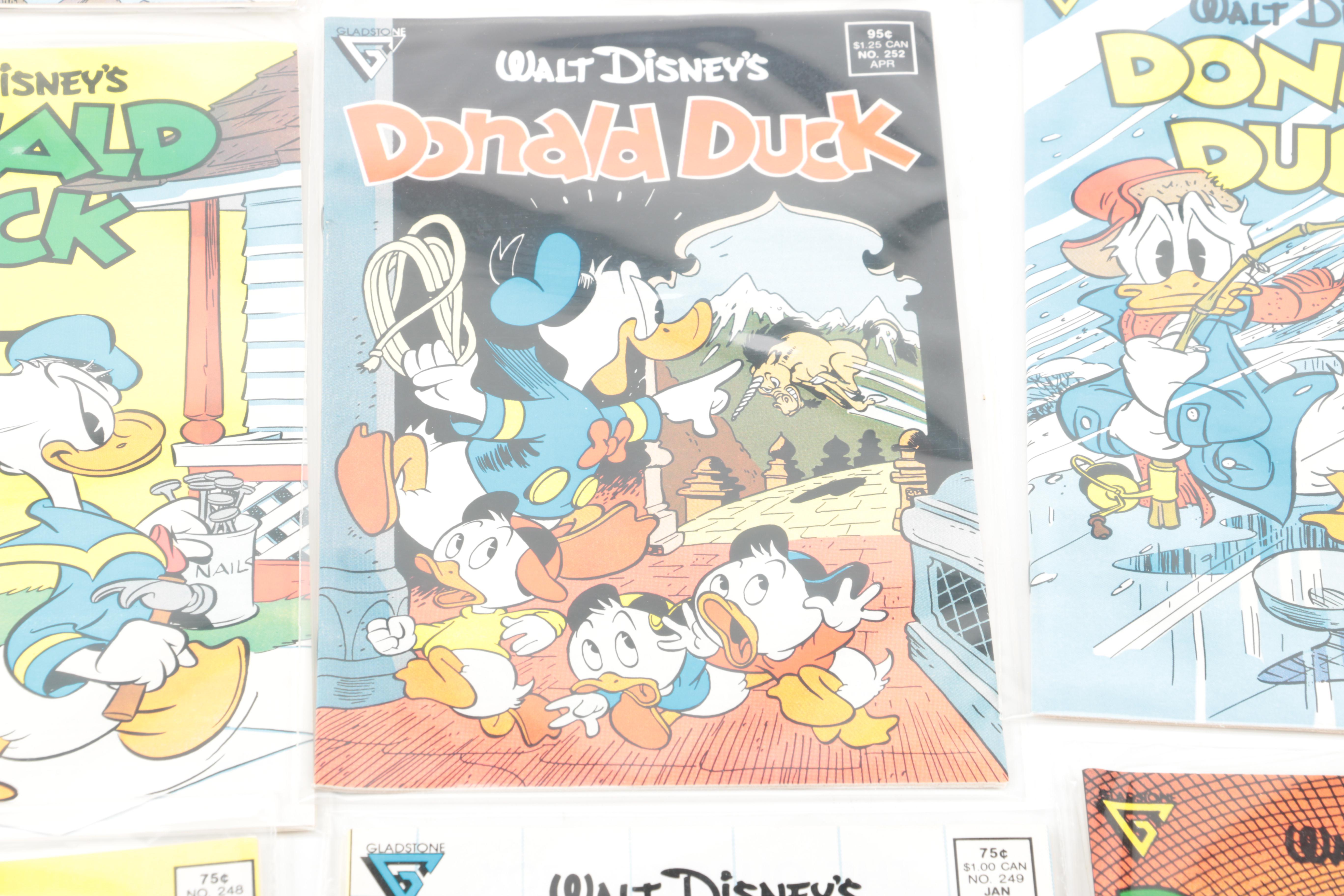 1980s "Donald Duck" Comic Books Including Carl Barks Reprints