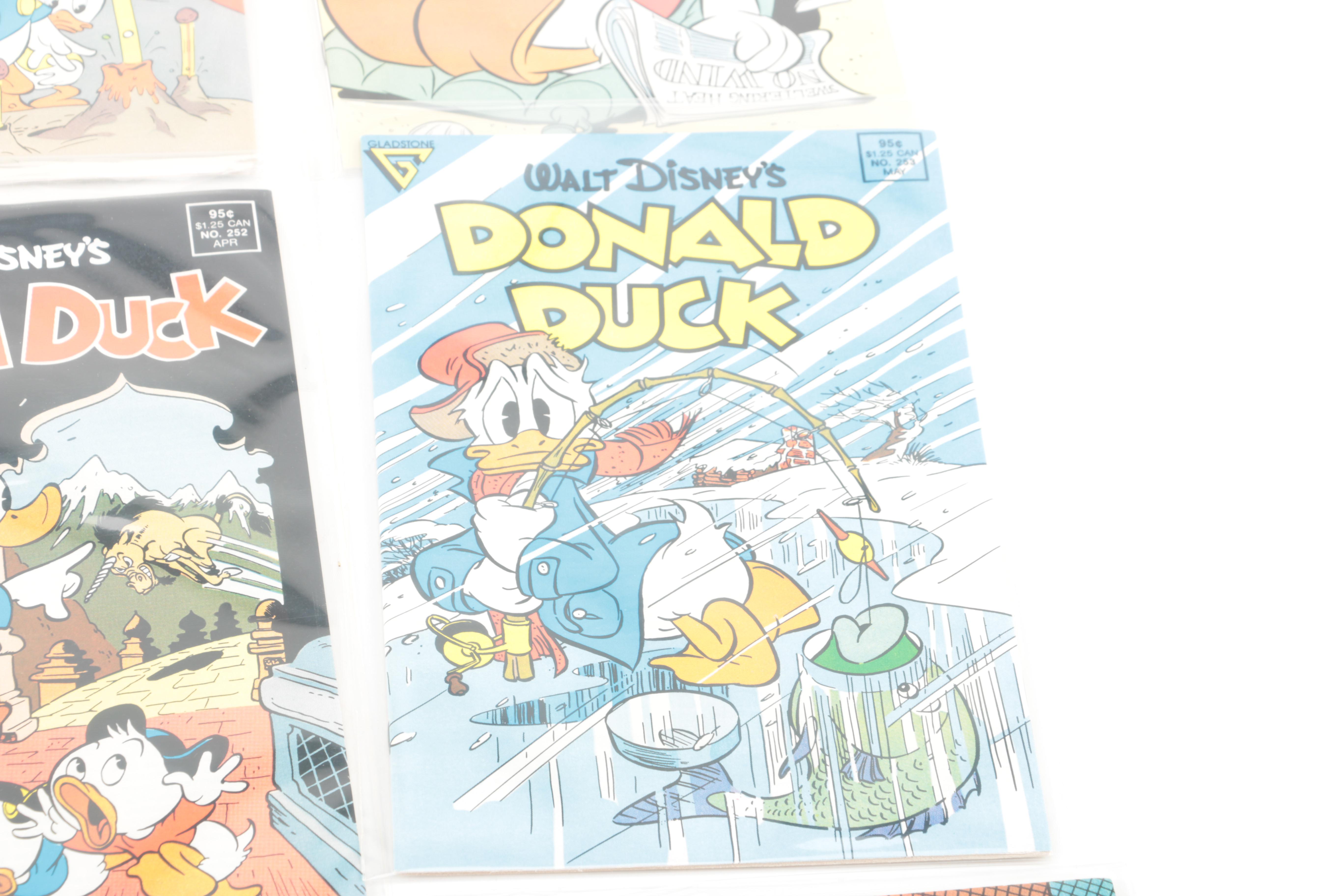 1980s "Donald Duck" Comic Books Including Carl Barks Reprints