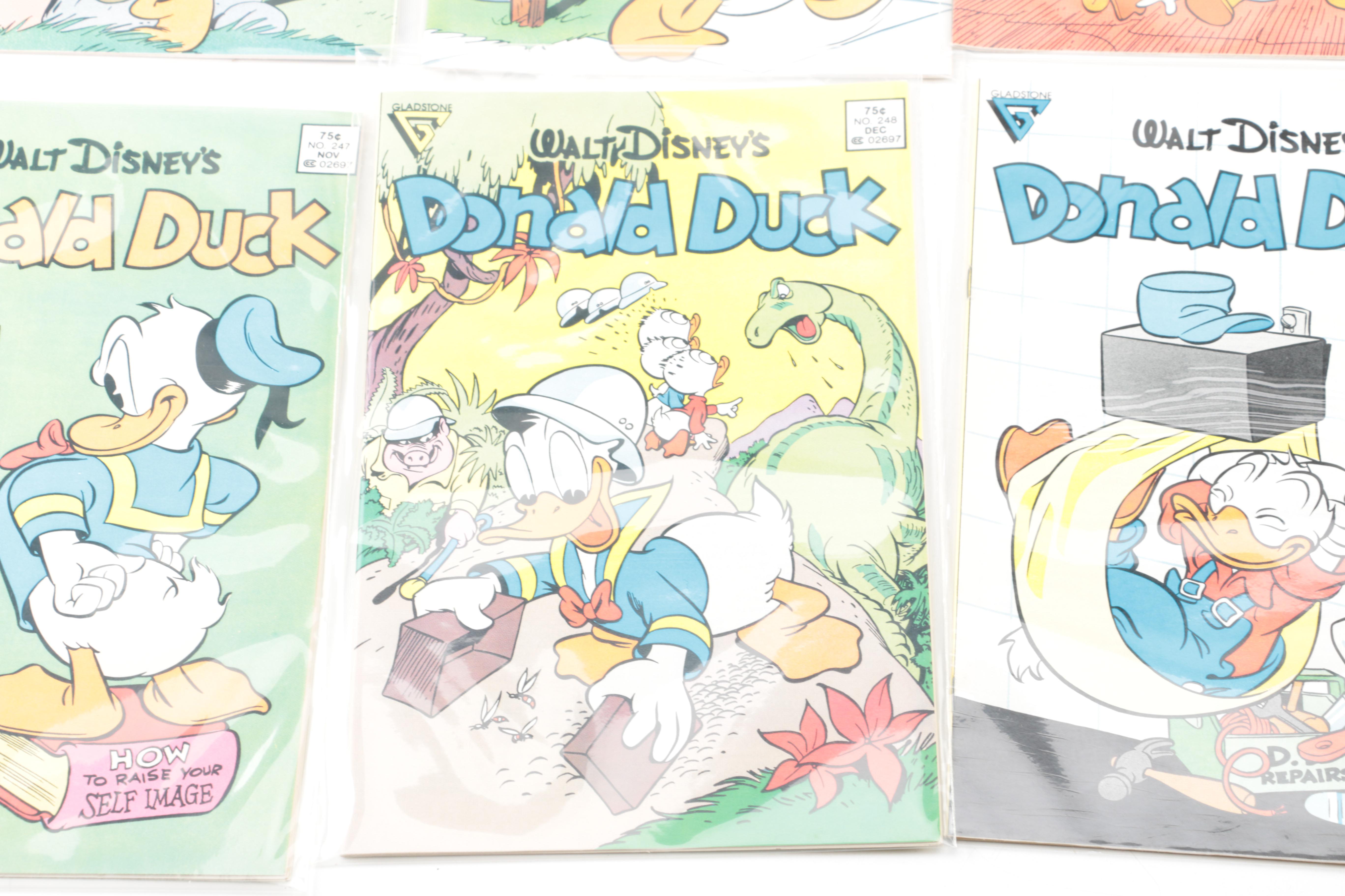 1980s "Donald Duck" Comic Books Including Carl Barks Reprints