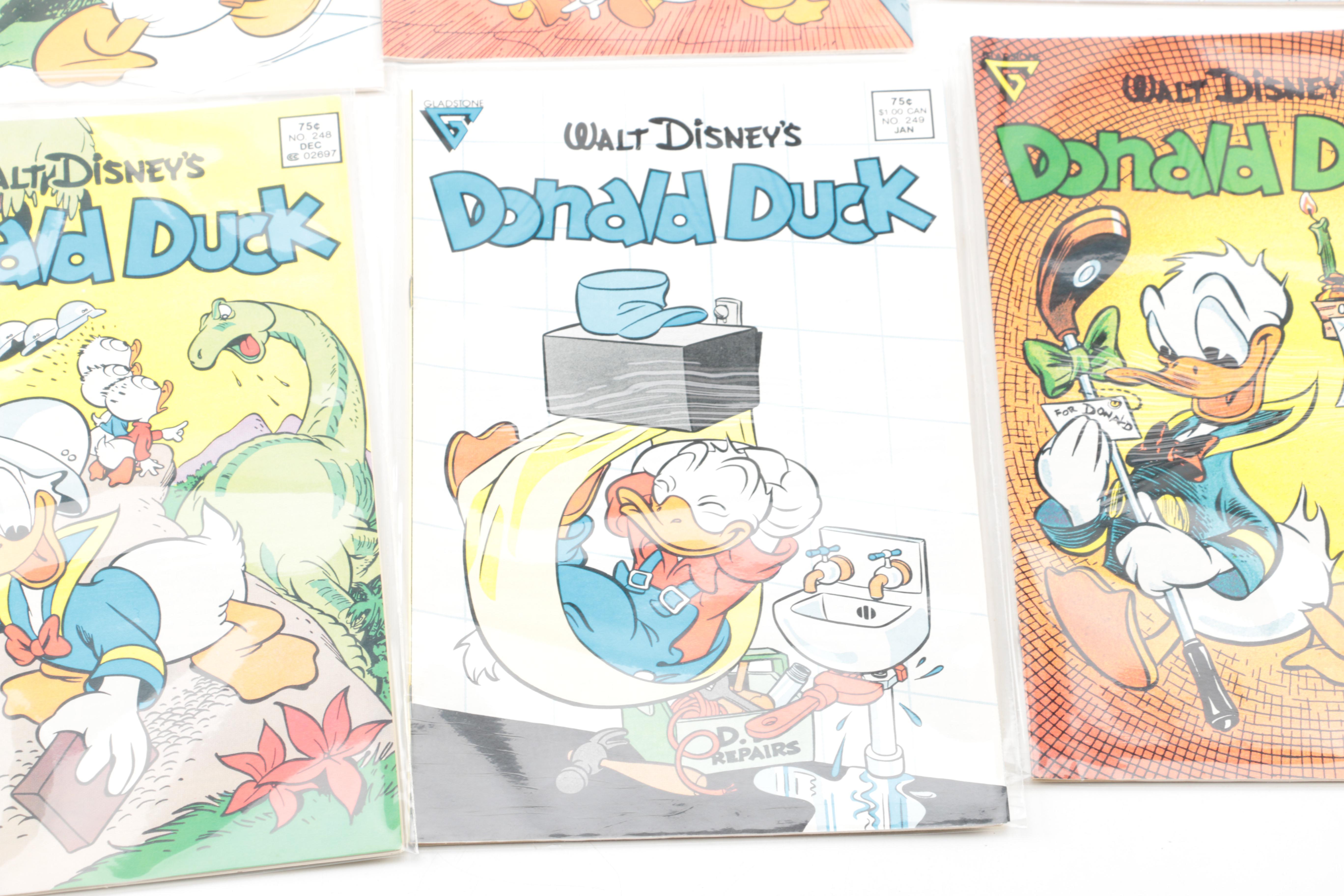 1980s "Donald Duck" Comic Books Including Carl Barks Reprints