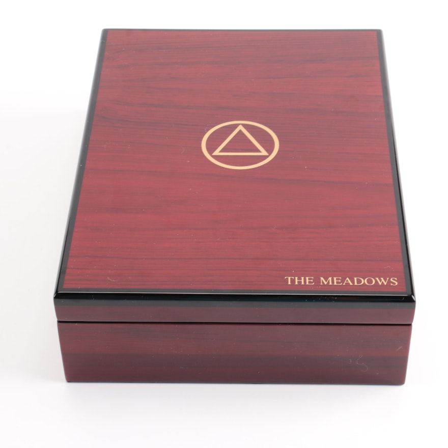 The Meadows Wooden Jewelry Presentation Box