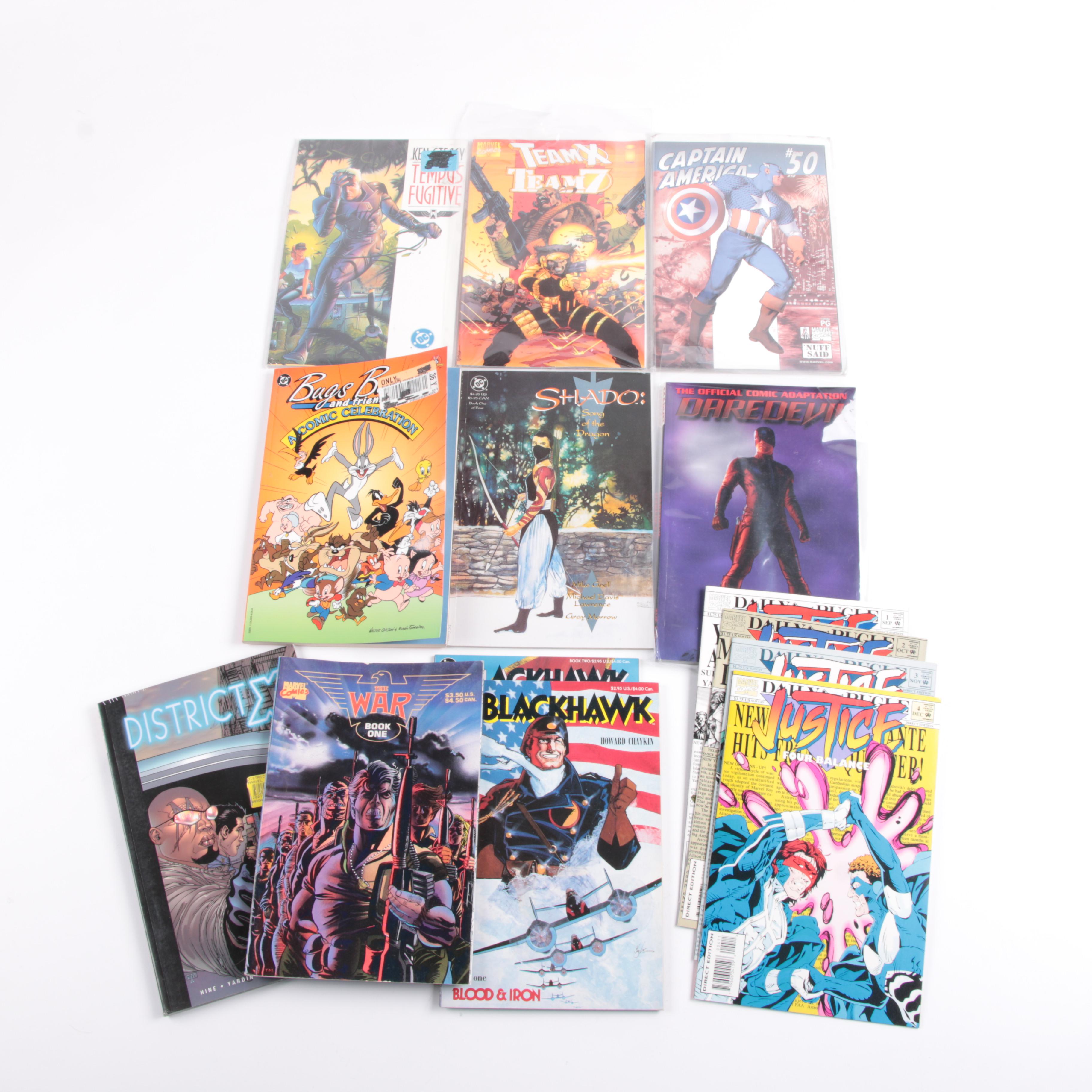 Assorted Modern DC and Marvel Graphic Novels