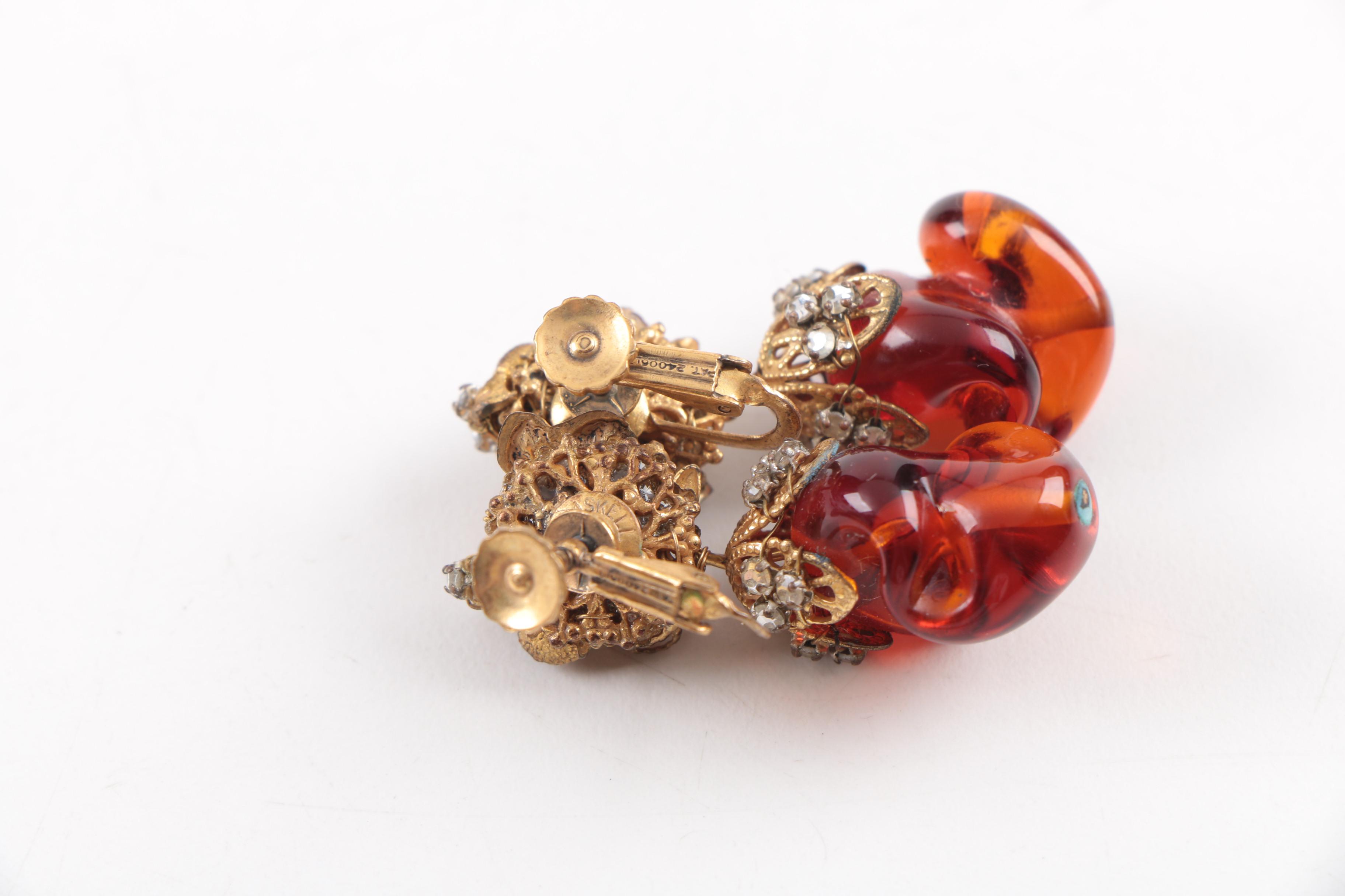 Vintage Miriam Haskell Demi Parure