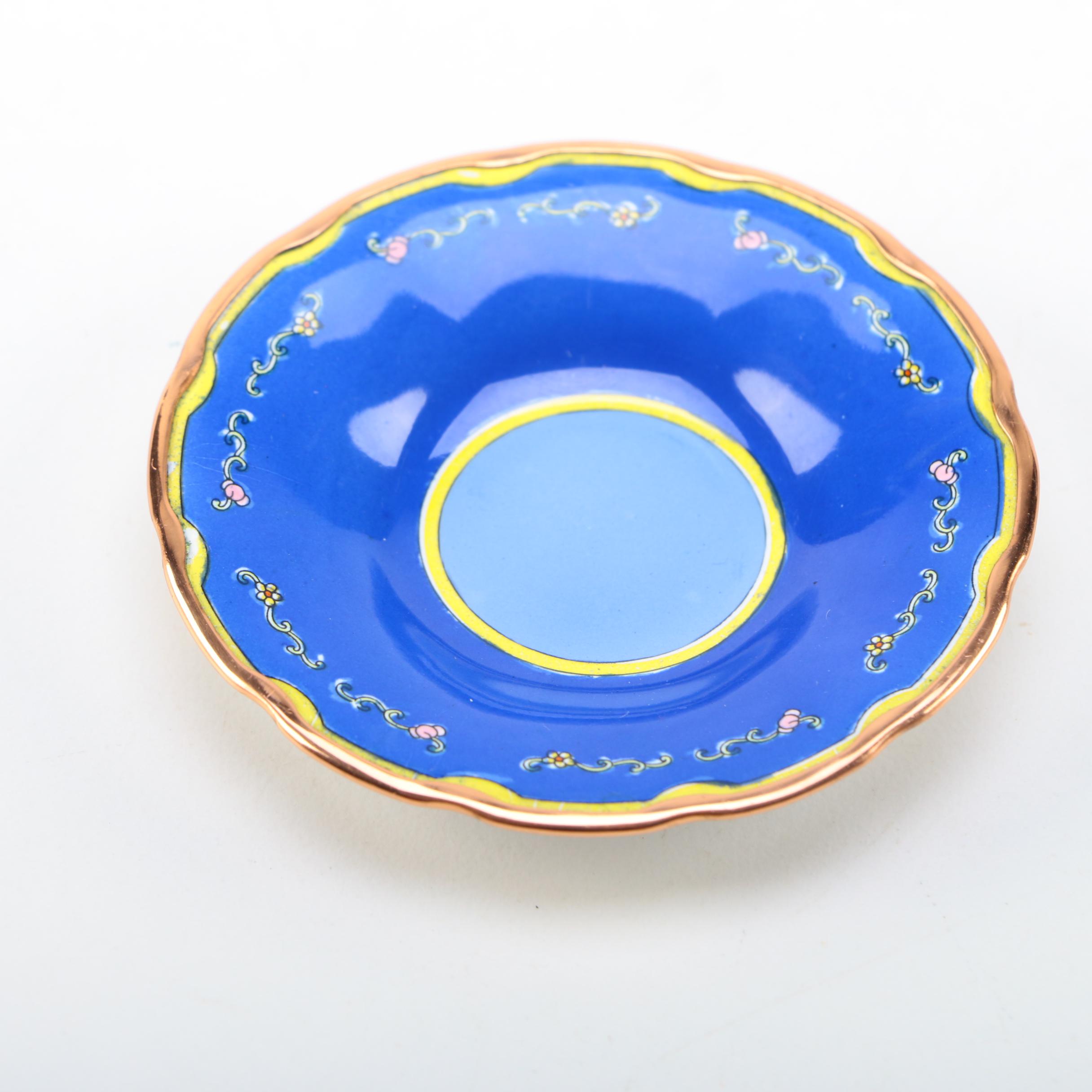 Antique Nippon Scent Bottle with Limoges Miniatures and Charlotte di Vita