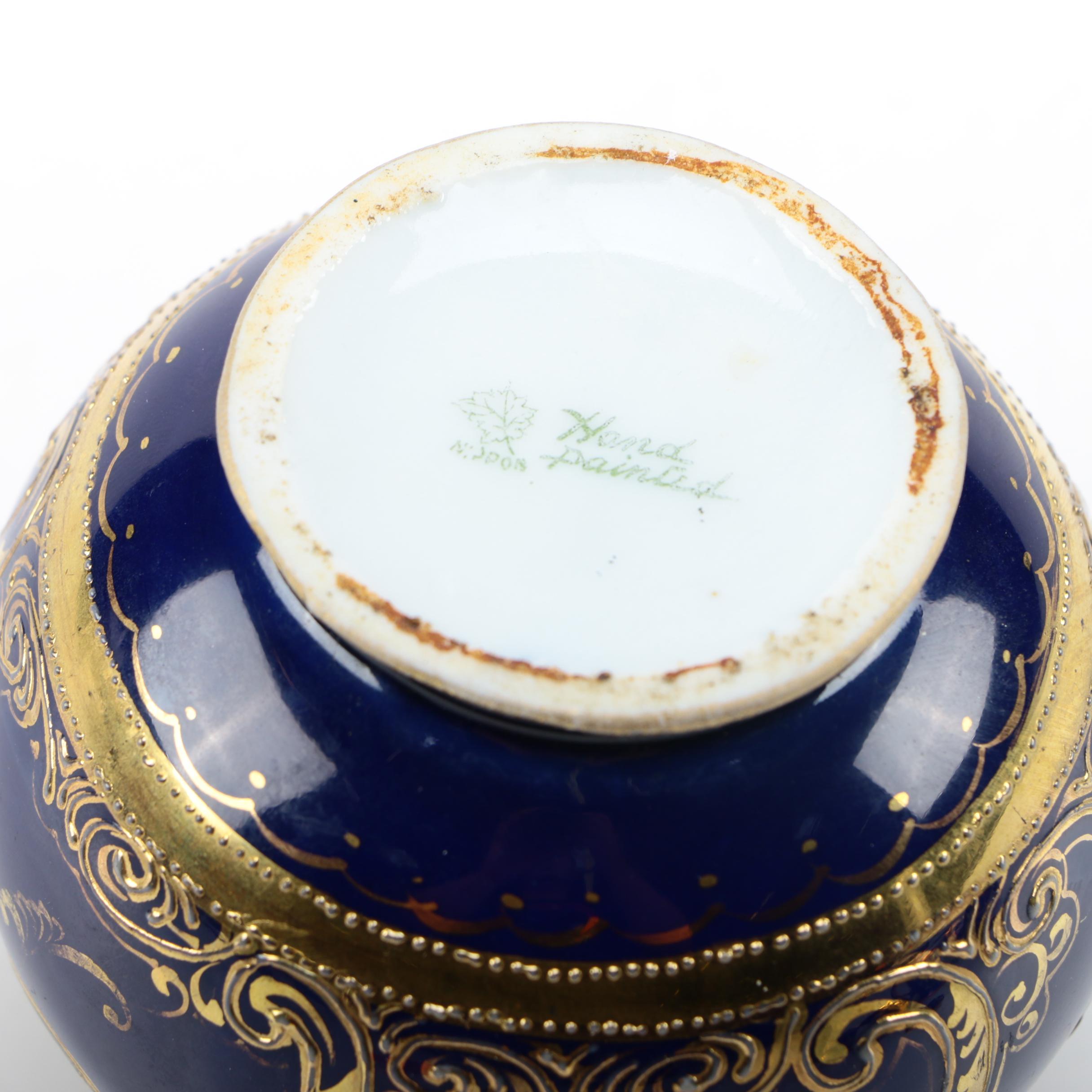 Antique Nippon Scent Bottle with Limoges Miniatures and Charlotte di Vita