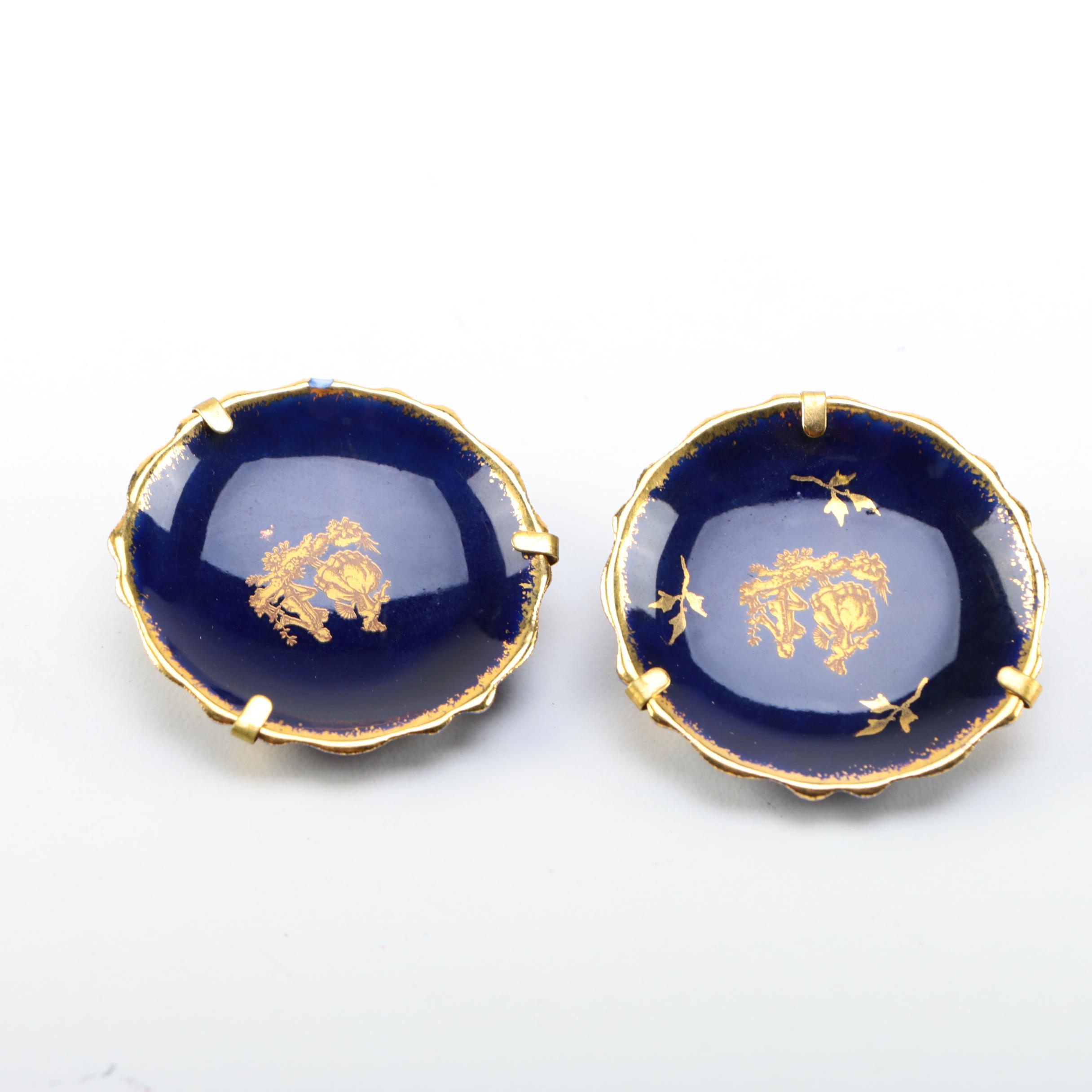 Antique Nippon Scent Bottle with Limoges Miniatures and Charlotte di Vita