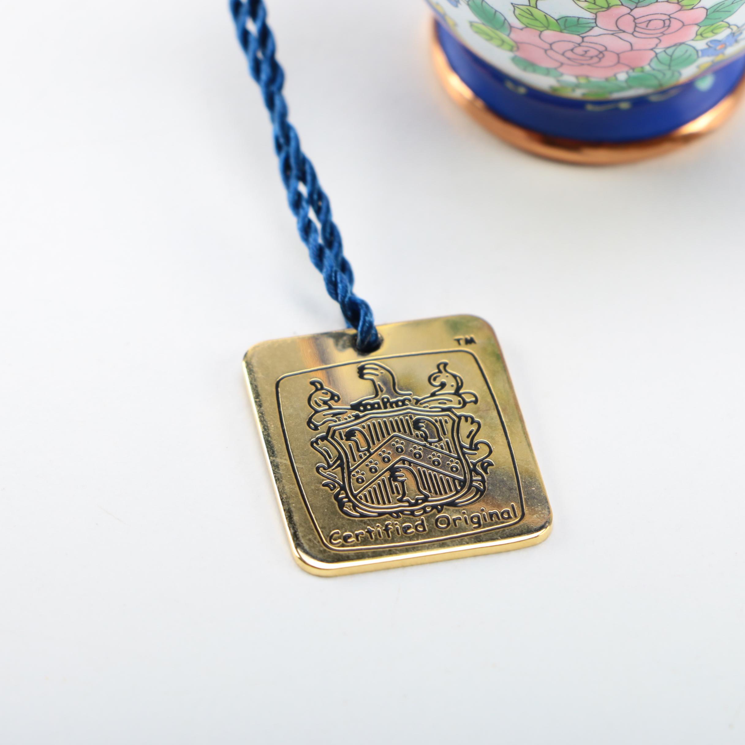 Antique Nippon Scent Bottle with Limoges Miniatures and Charlotte di Vita