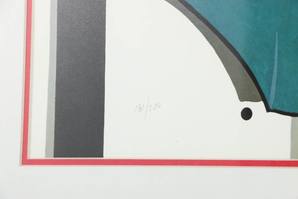 Steve Leal Limited Edition Lithograph "Desiree (Profile)"