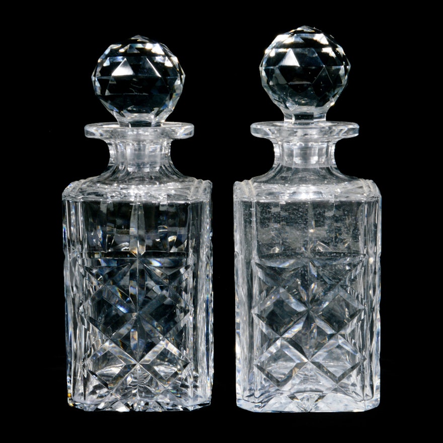 Royal Brierley Crystal Decanters