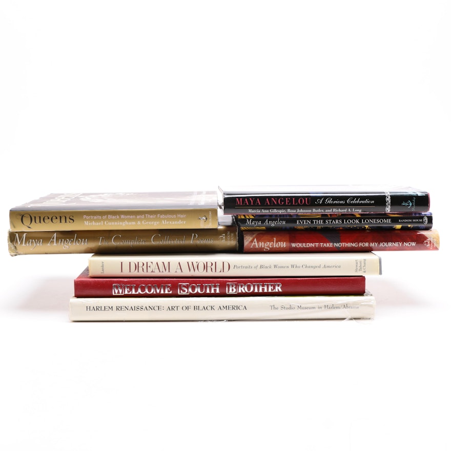 Collection of Maya Angelou and African American Experience Books