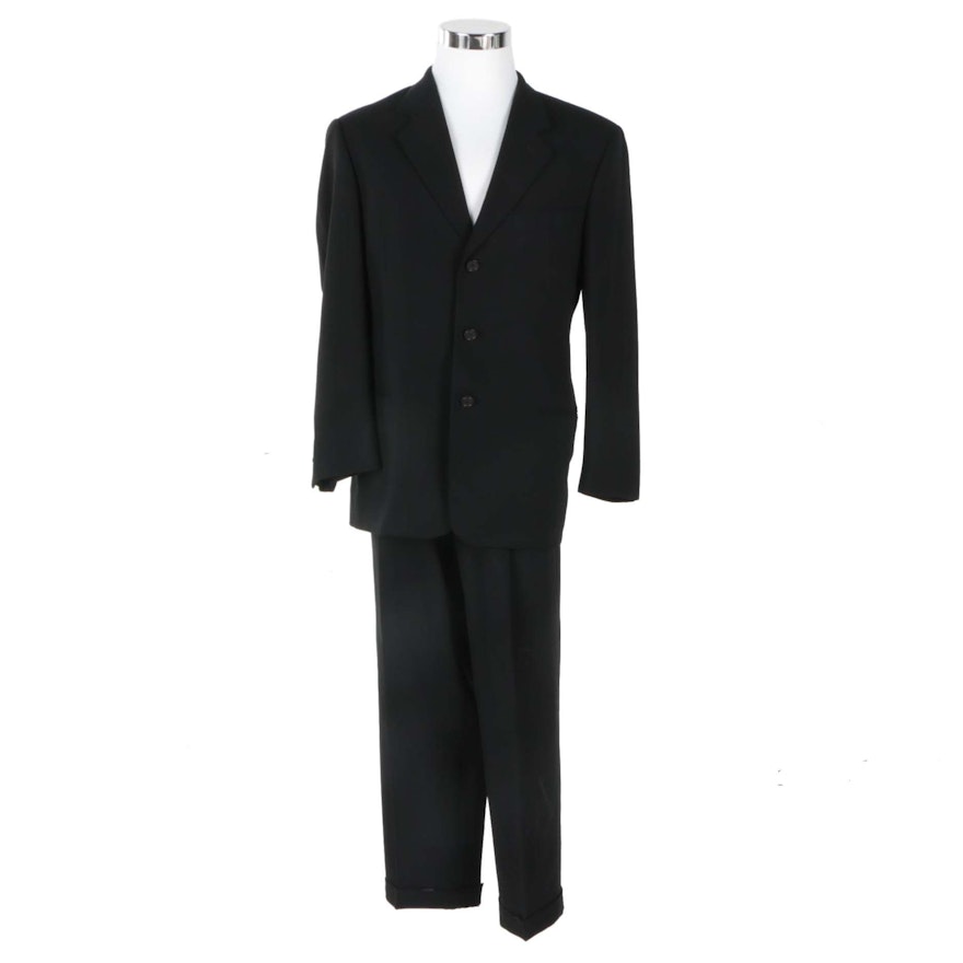 Men's Giorgio Armani Black Suit