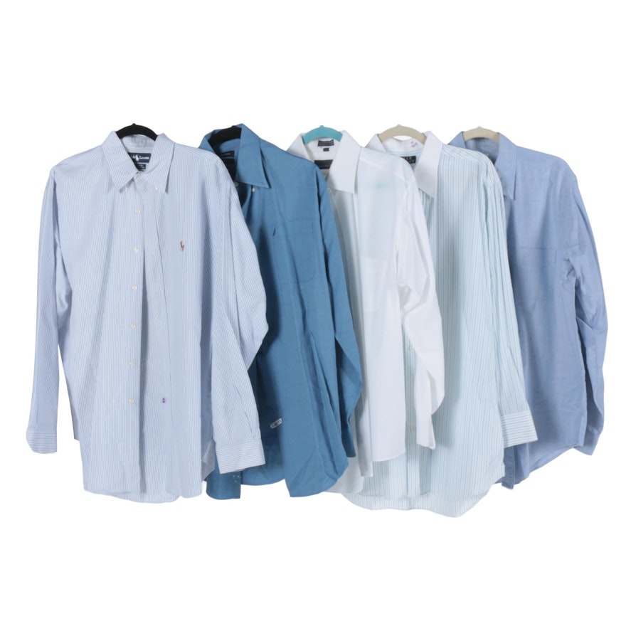 Men's Dress Shirts Including Brooks Brothers, Ralph Lauren