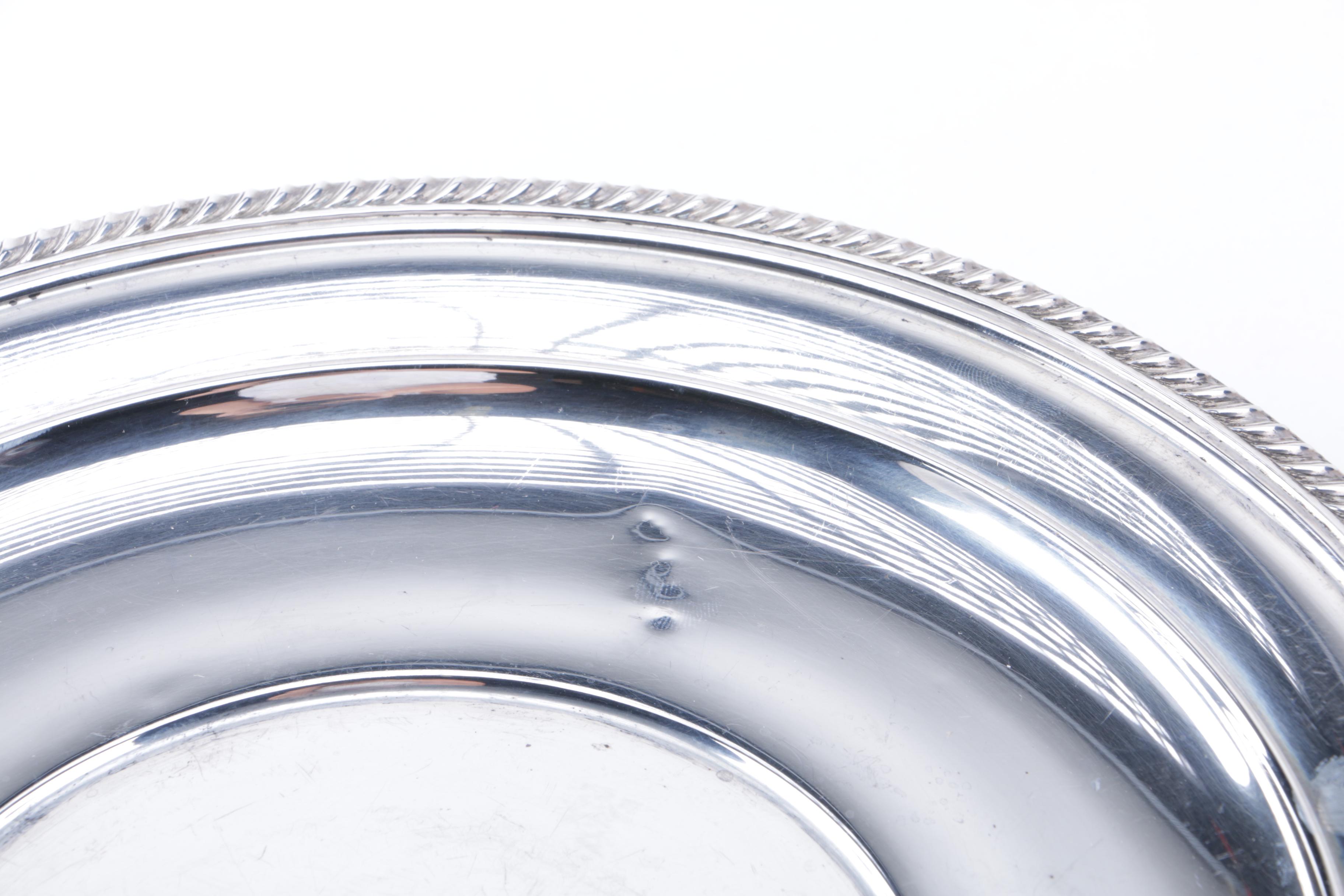 International Silver Co. Sterling Silver Serving Tray