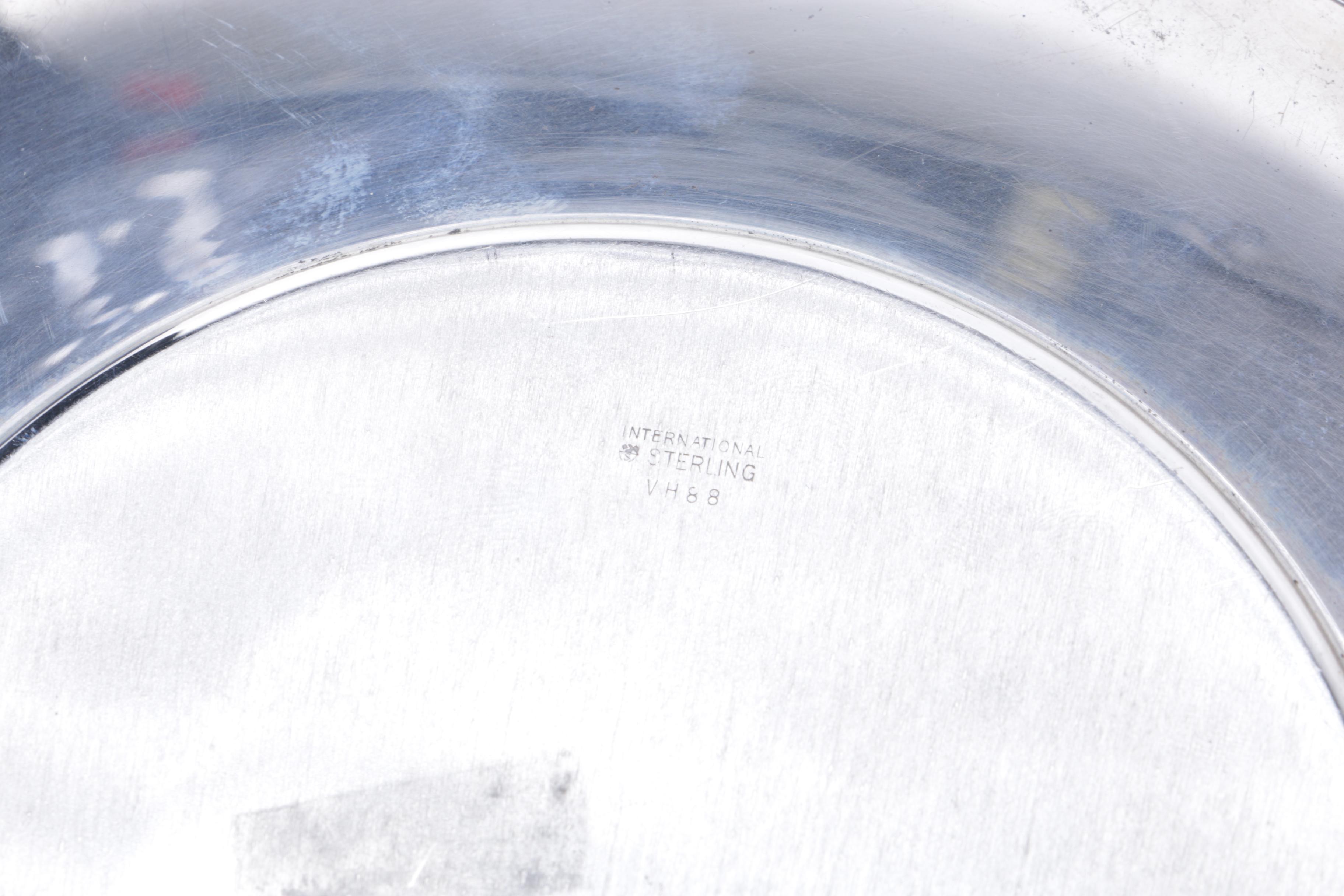 International Silver Co. Sterling Silver Serving Tray