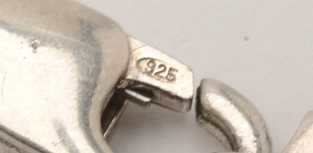 Sterling Silver Greek Key Design Necklace