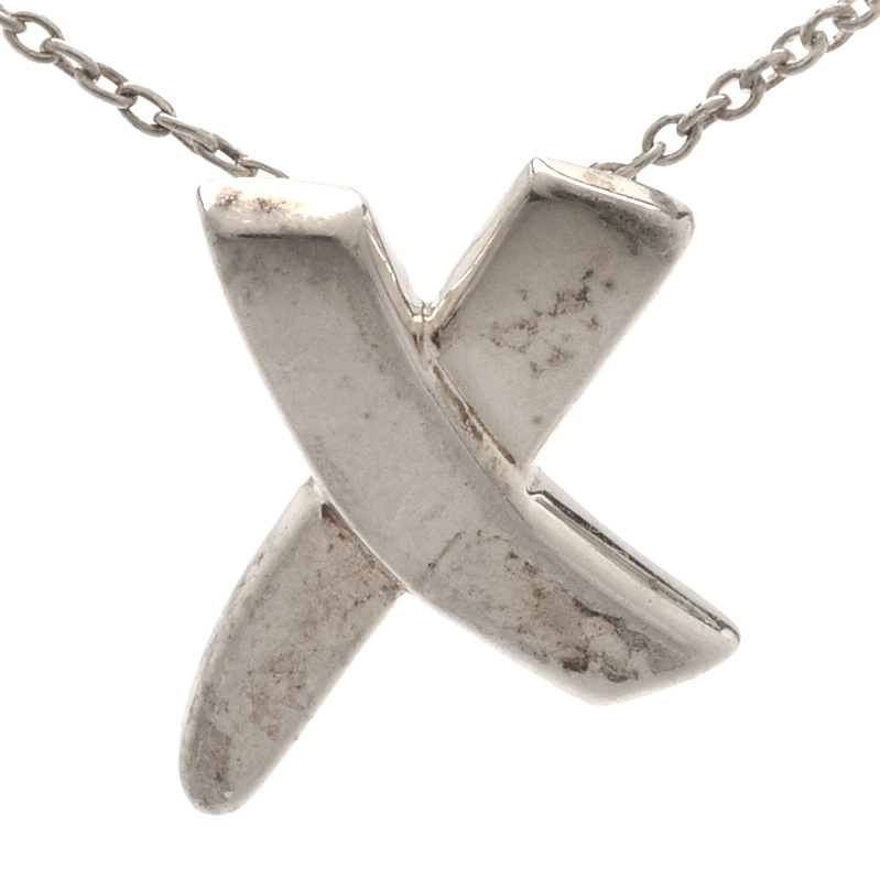 Tiffany & Co. Sterling Silver Paloma Picasso Pendant Necklace