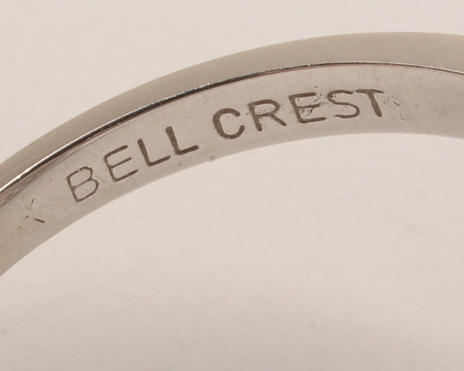 Bellcrest 14K White Gold and Diamond Ring