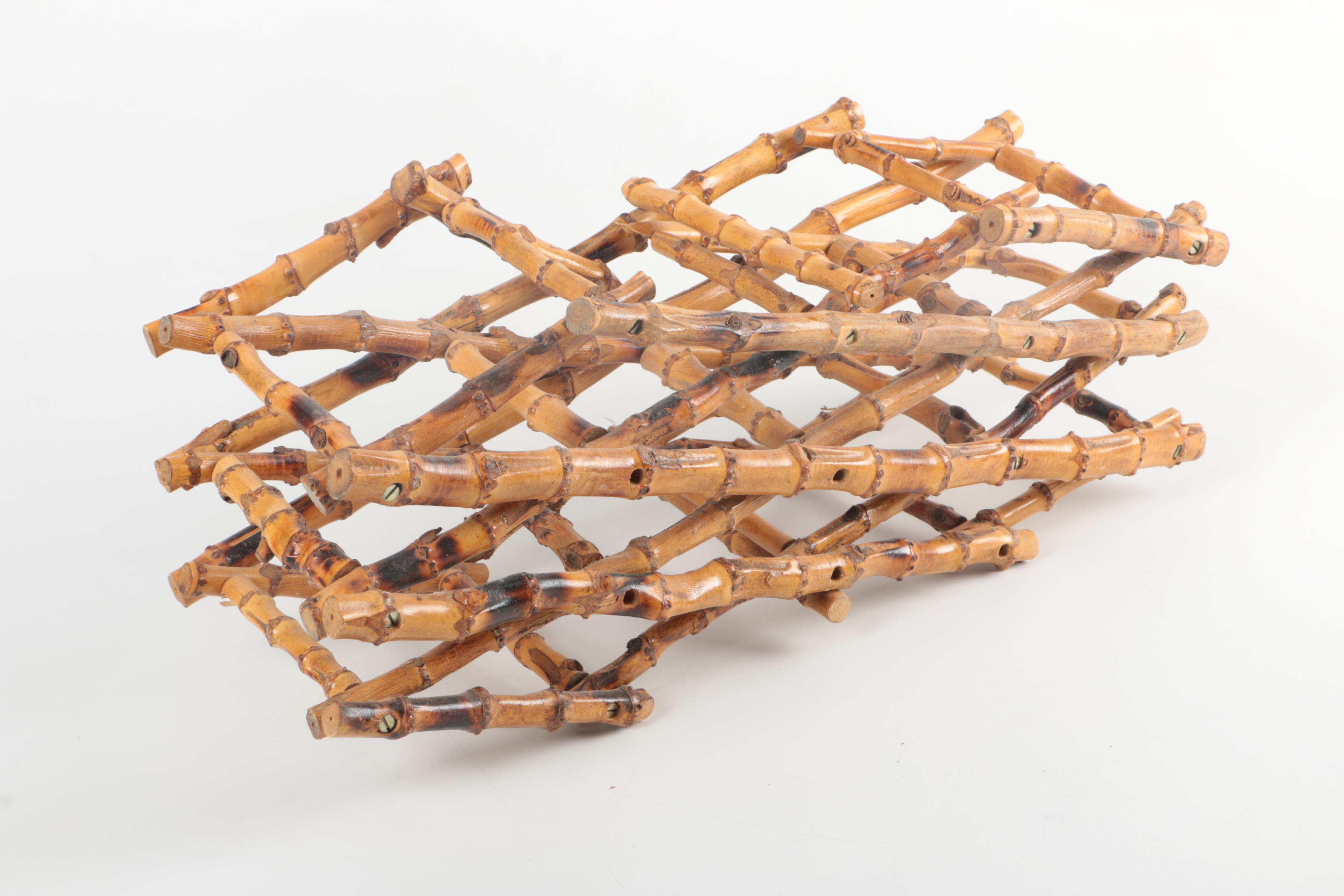 Folding Wood Wine Rack