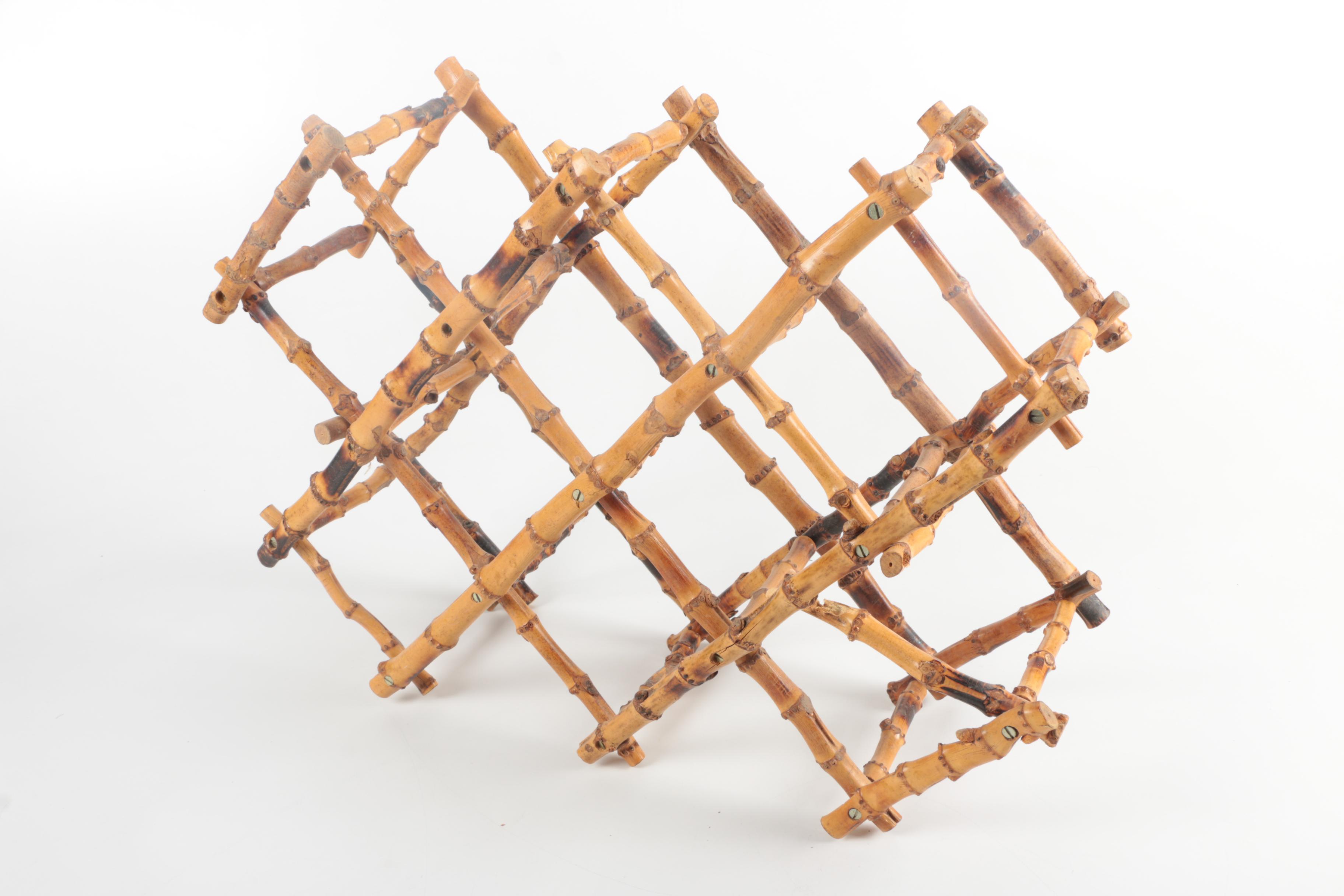 Folding Wood Wine Rack
