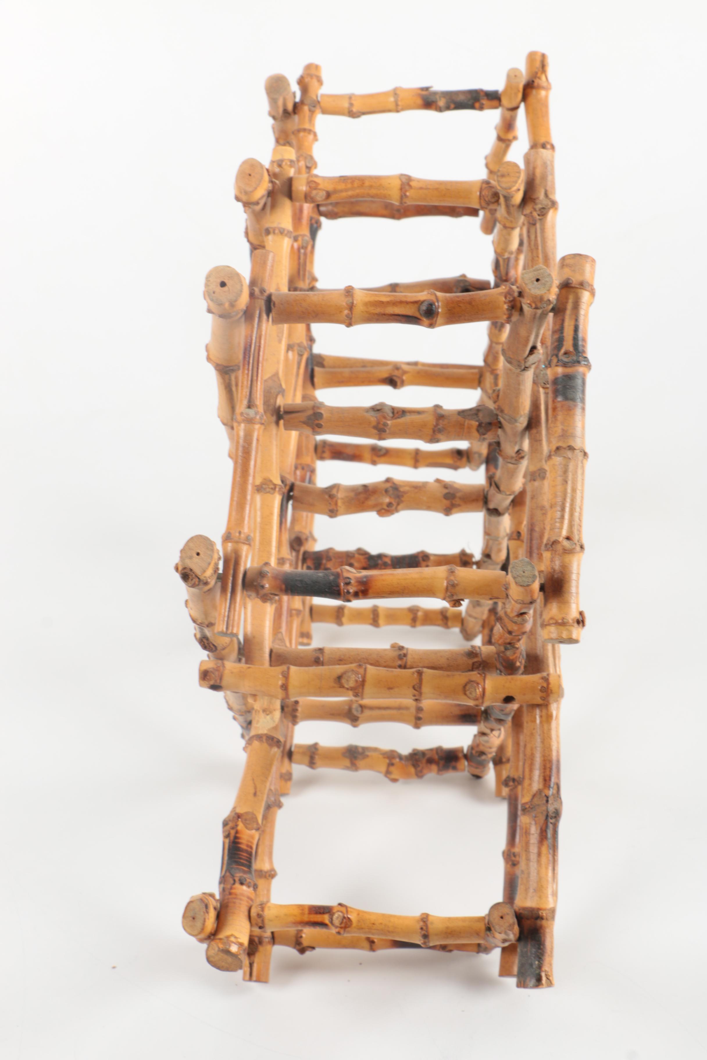 Folding Wood Wine Rack