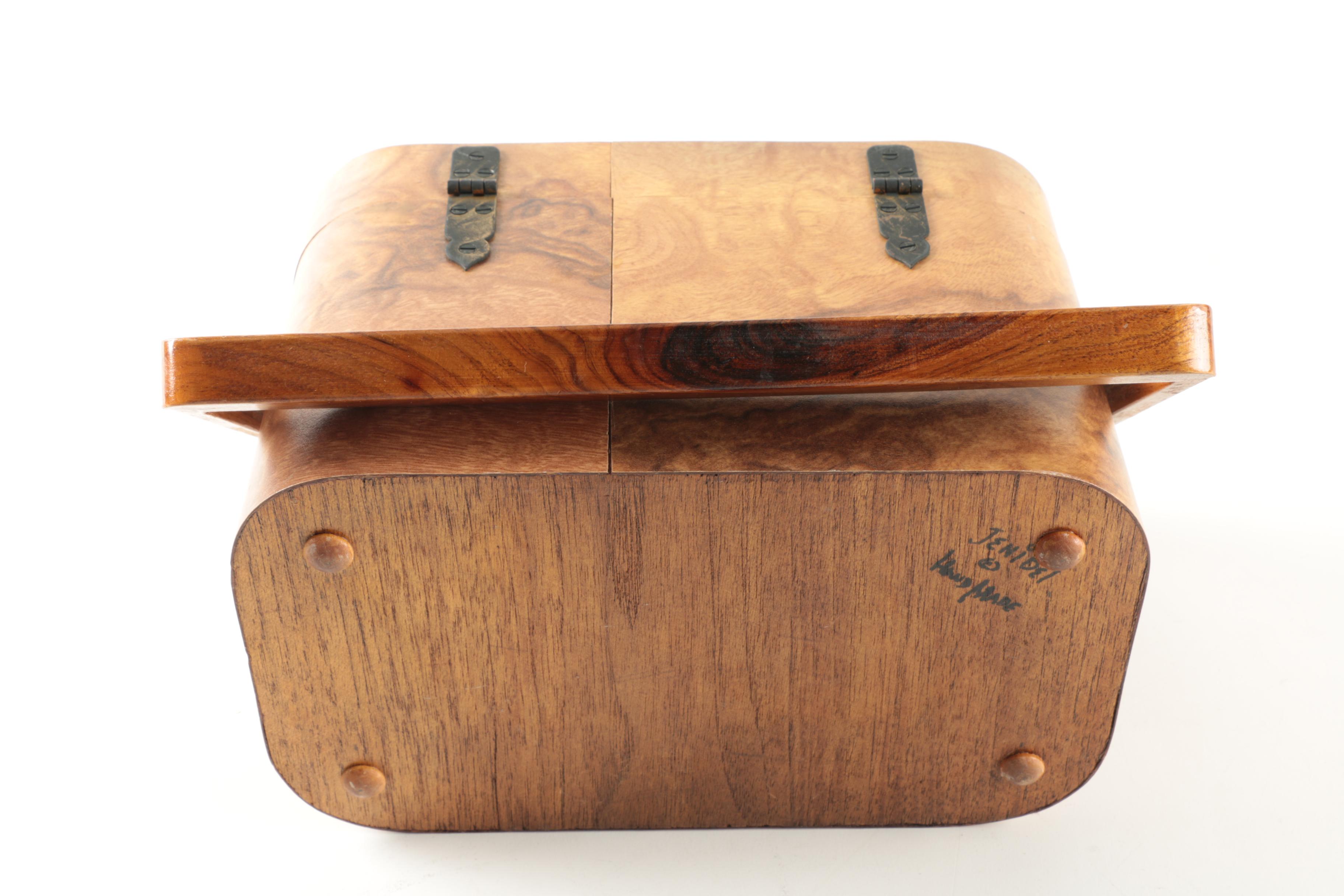 Handmade Burl Veneer Carrying Case